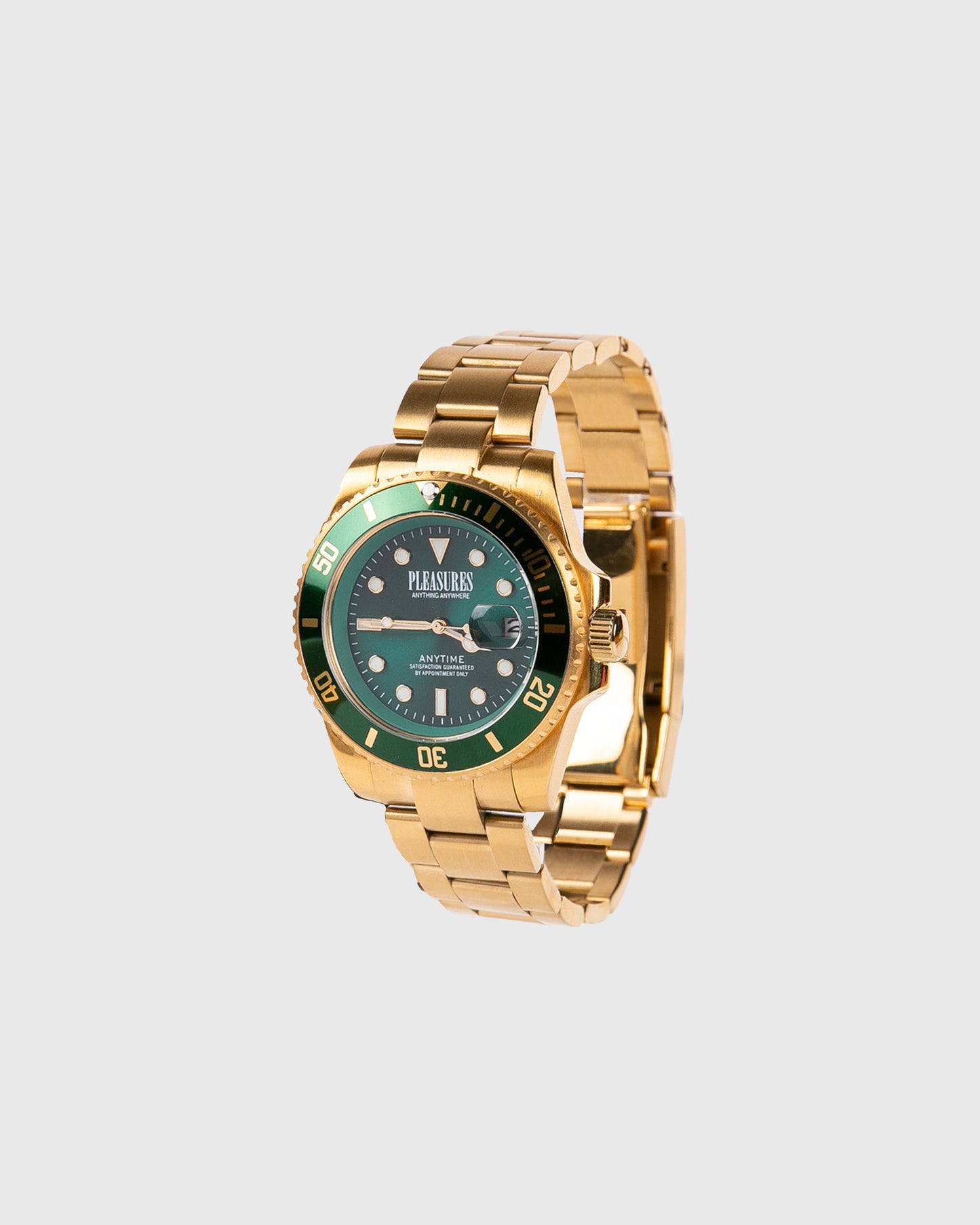 ANYTIME WATCH GOLD / GREEN