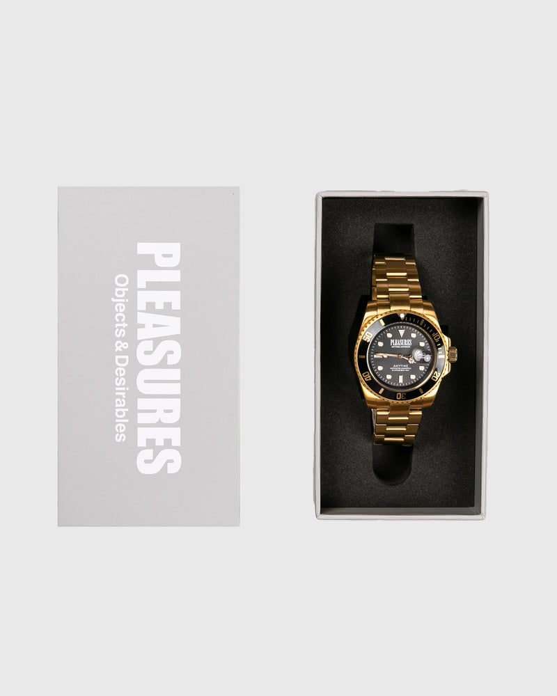 ANYTIME WATCH GOLD / BLACK