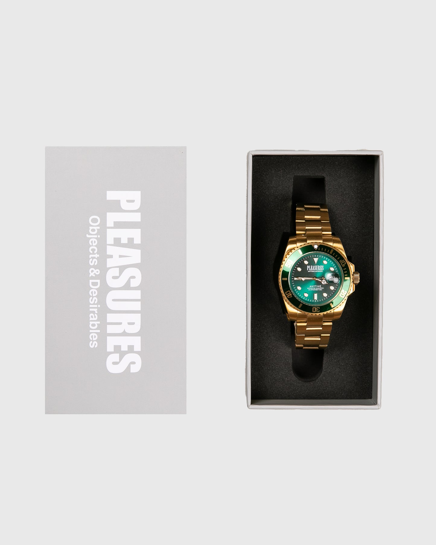 ANYTIME WATCH GOLD / GREEN