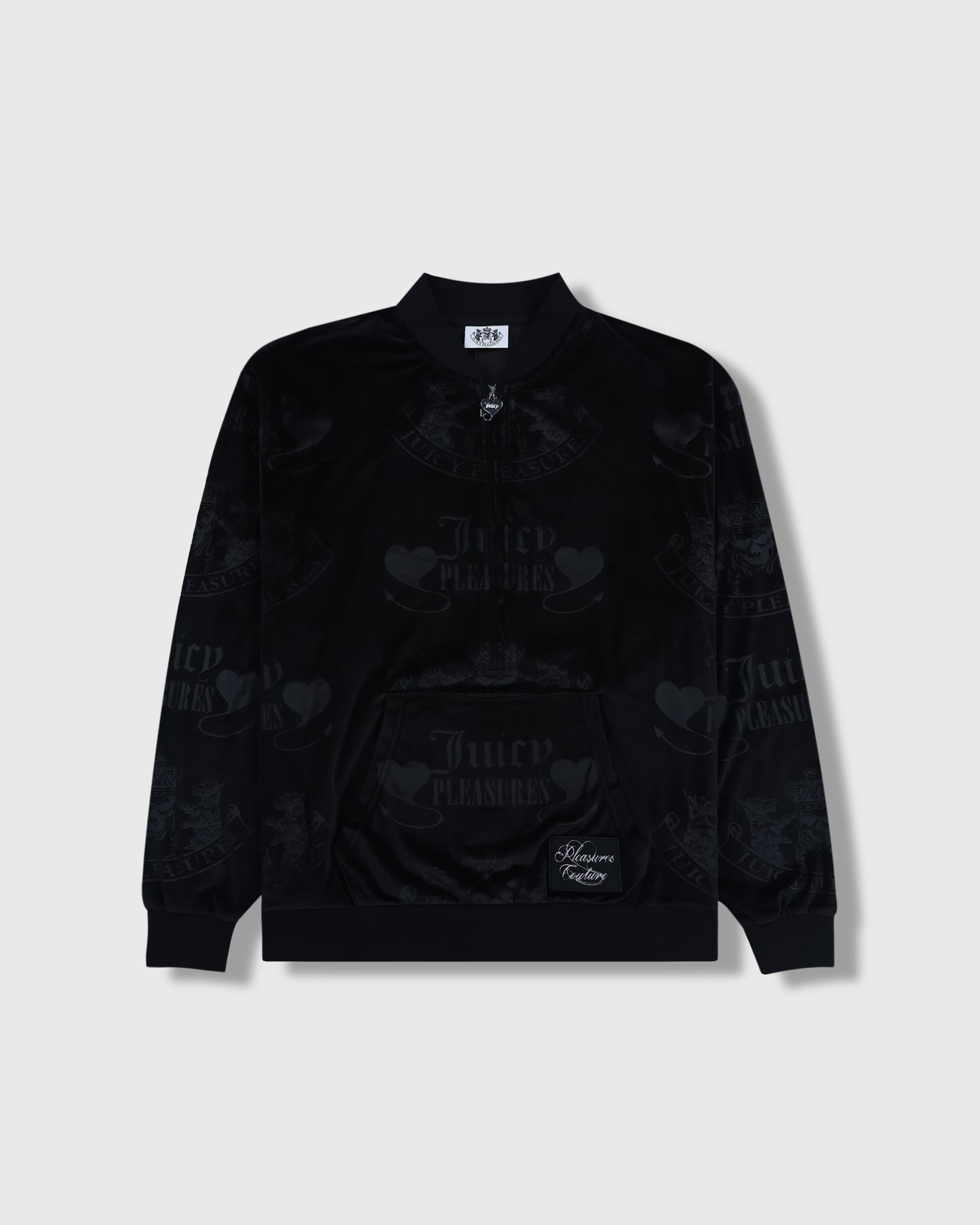 CREST VELOUR QUARTER ZIP