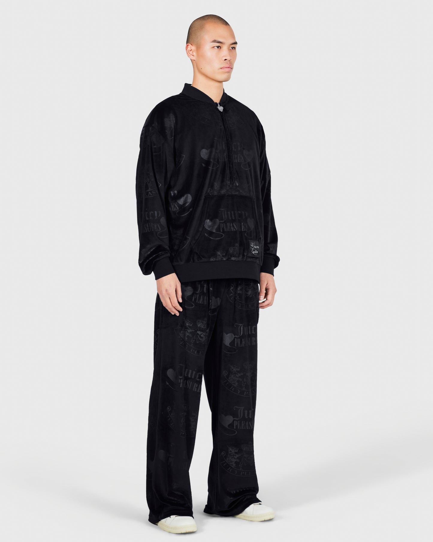 CREST VELOUR QUARTER ZIP