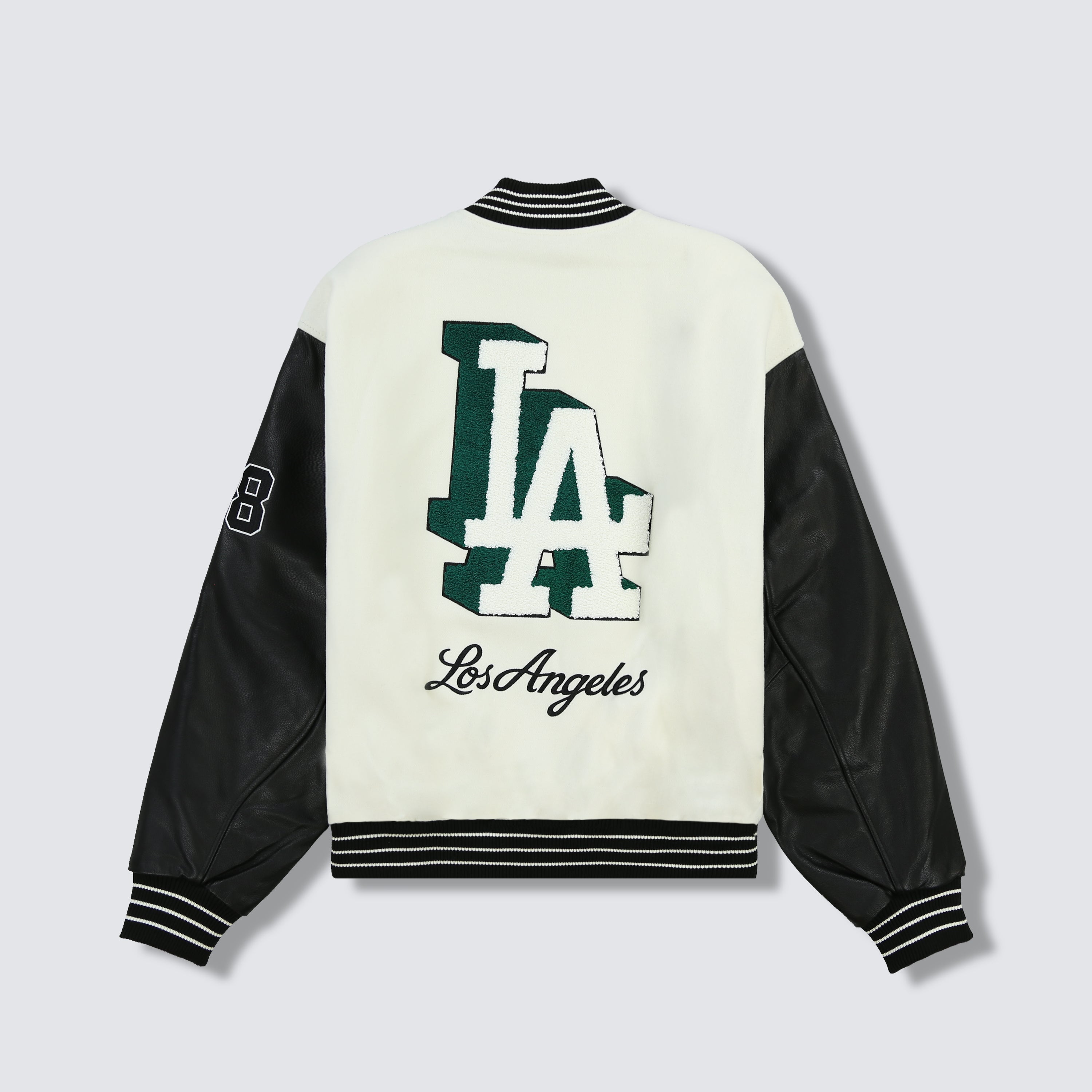 Buy Baseball Varsity Jacket Hoodie - Black And White in Nigeria