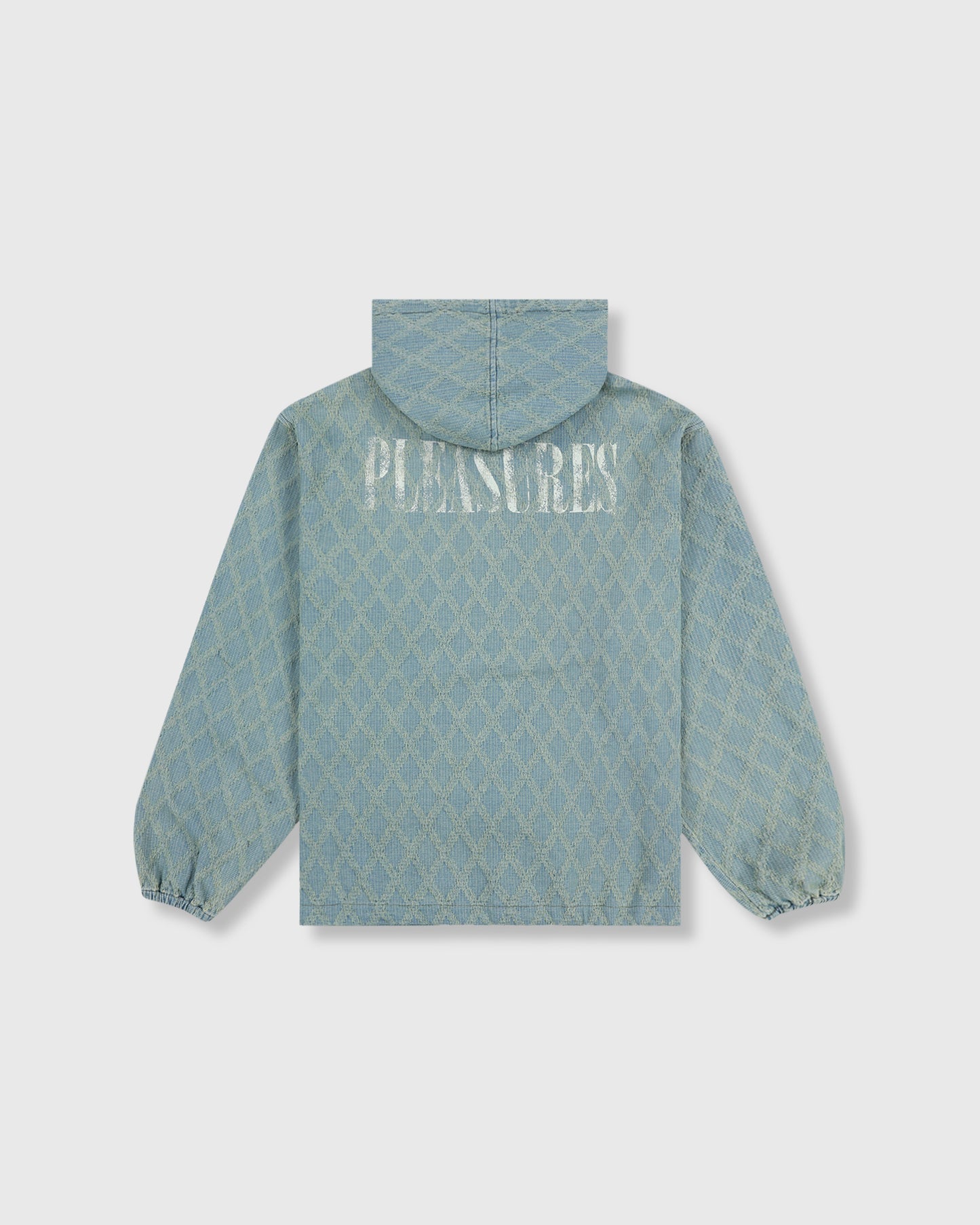 DIAMOND JACQUARD ZIP HOODIE