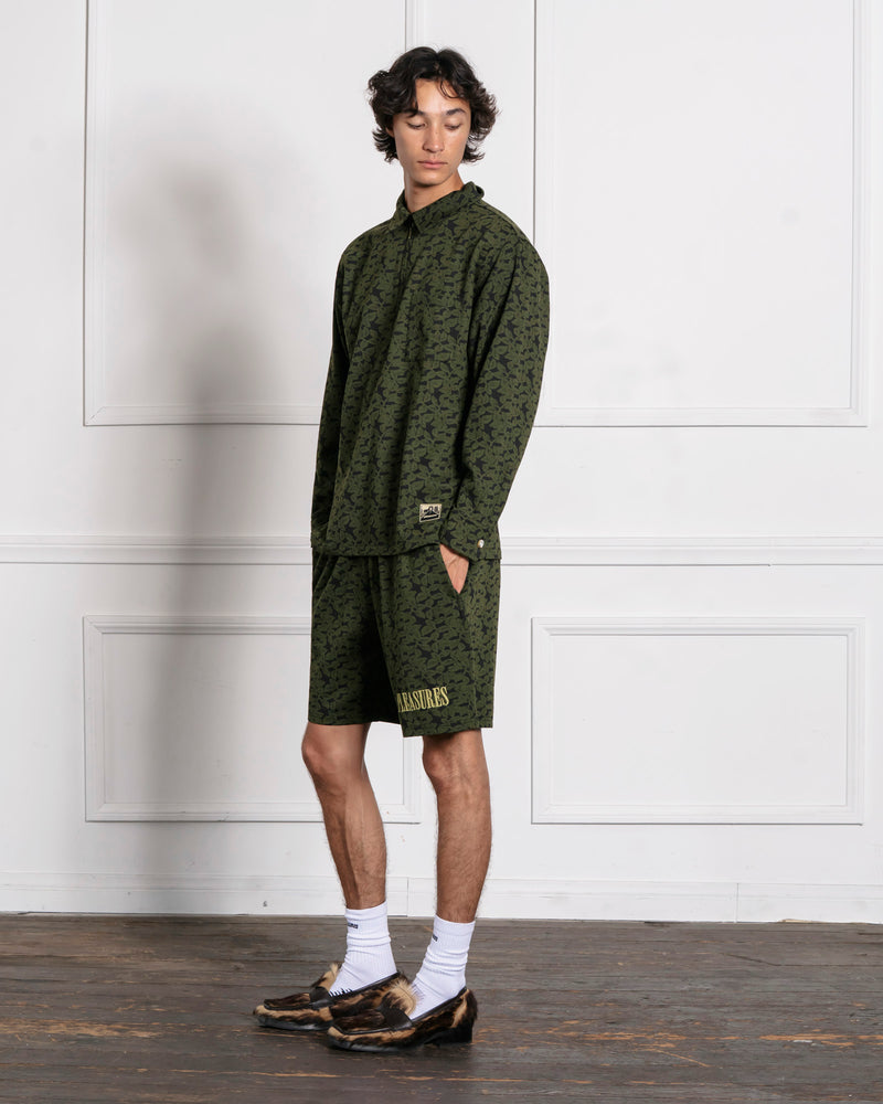 LEAF JACQUARD SHORTS