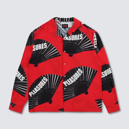 FANS LONG SLEEVE BUTTON DOWN