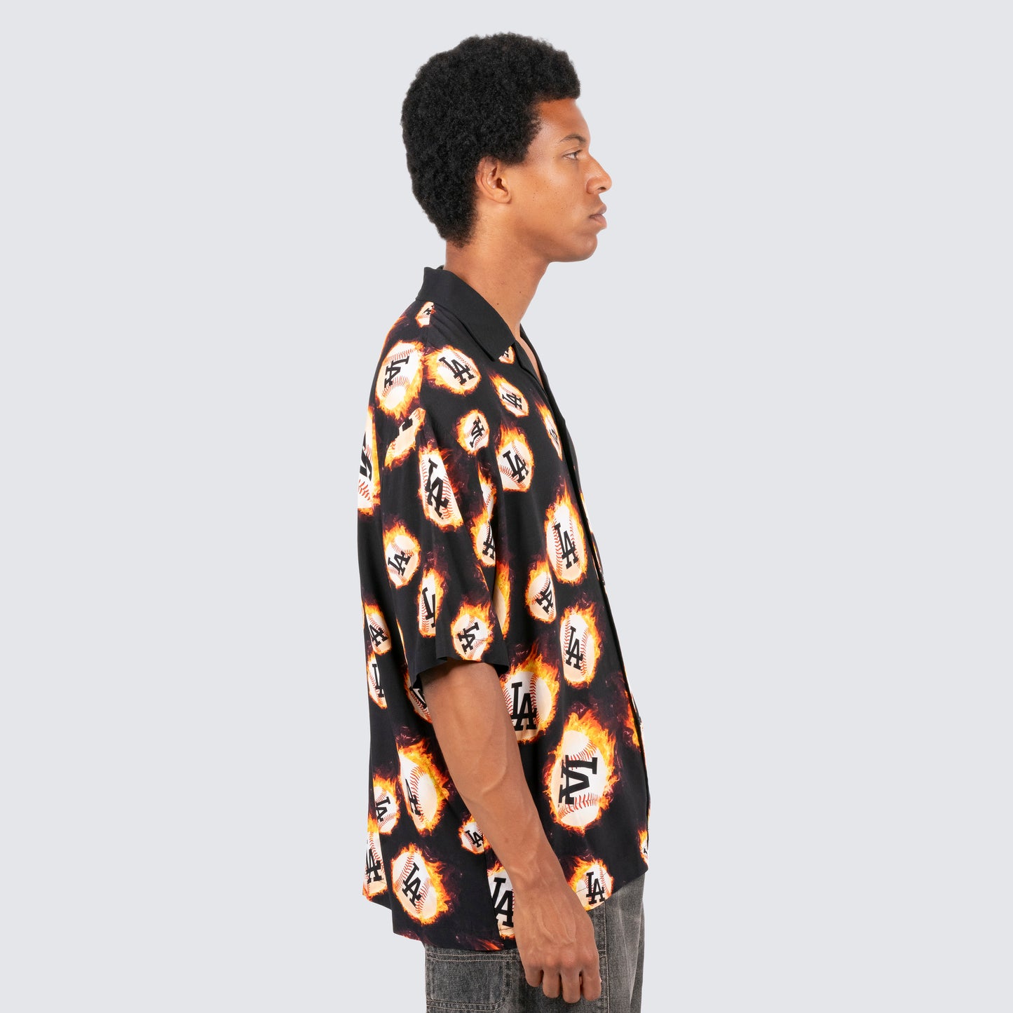 FIREBALL BUTTON DOWN - DODGERS