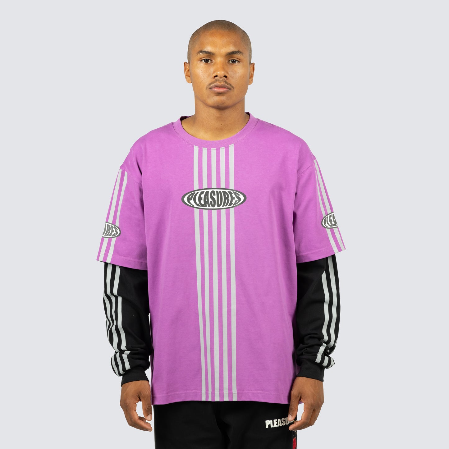 FAUX LAYERED LONG SLEEVE
