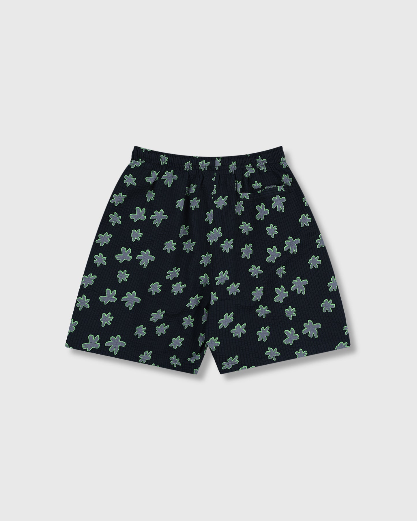 FLORAL SEERSUCKER SHORTS