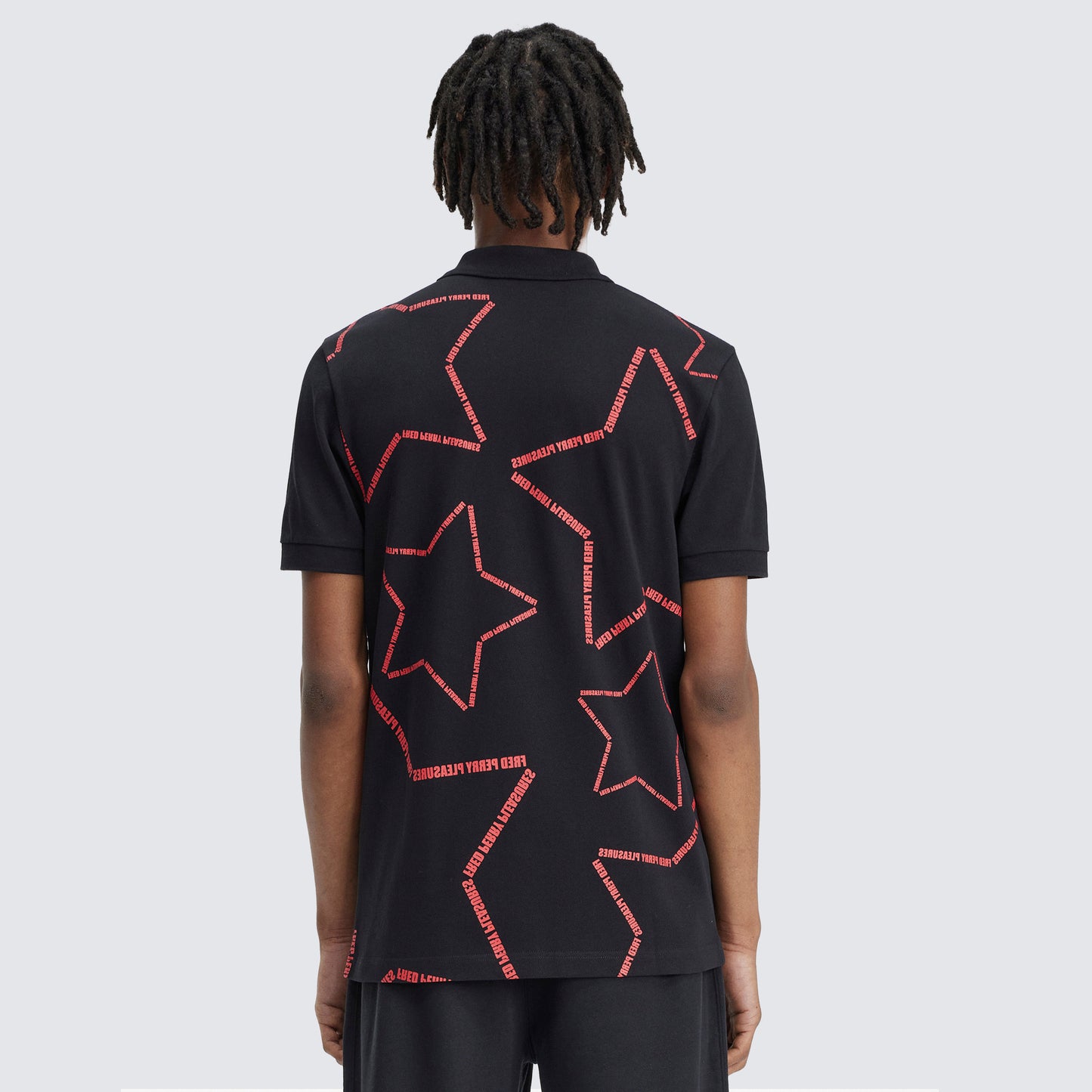 STAR PRINT FRED PERRY SHIRT