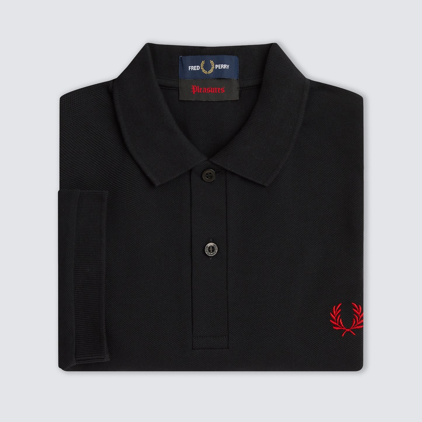 LOGO PRINT FRED PERRY SHIRT
