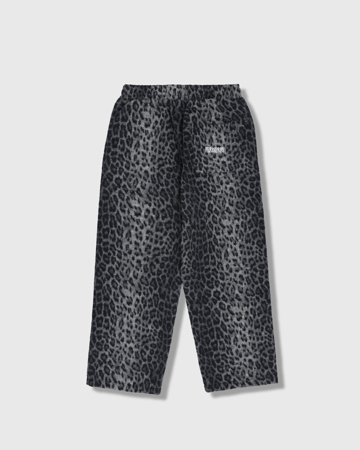 FUZZY LEOPARD SWEATPANTS