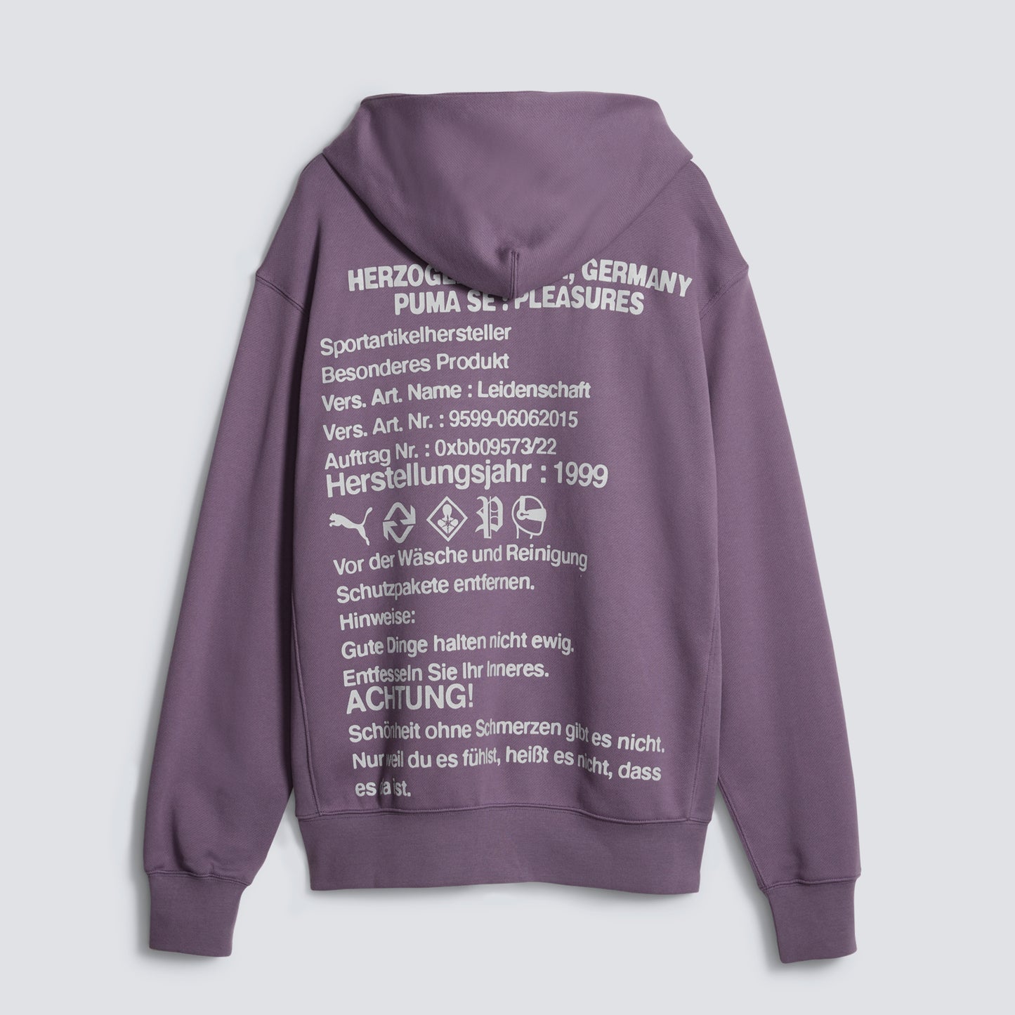 PUMA X PLEASURES GRAPHIC HOODIE