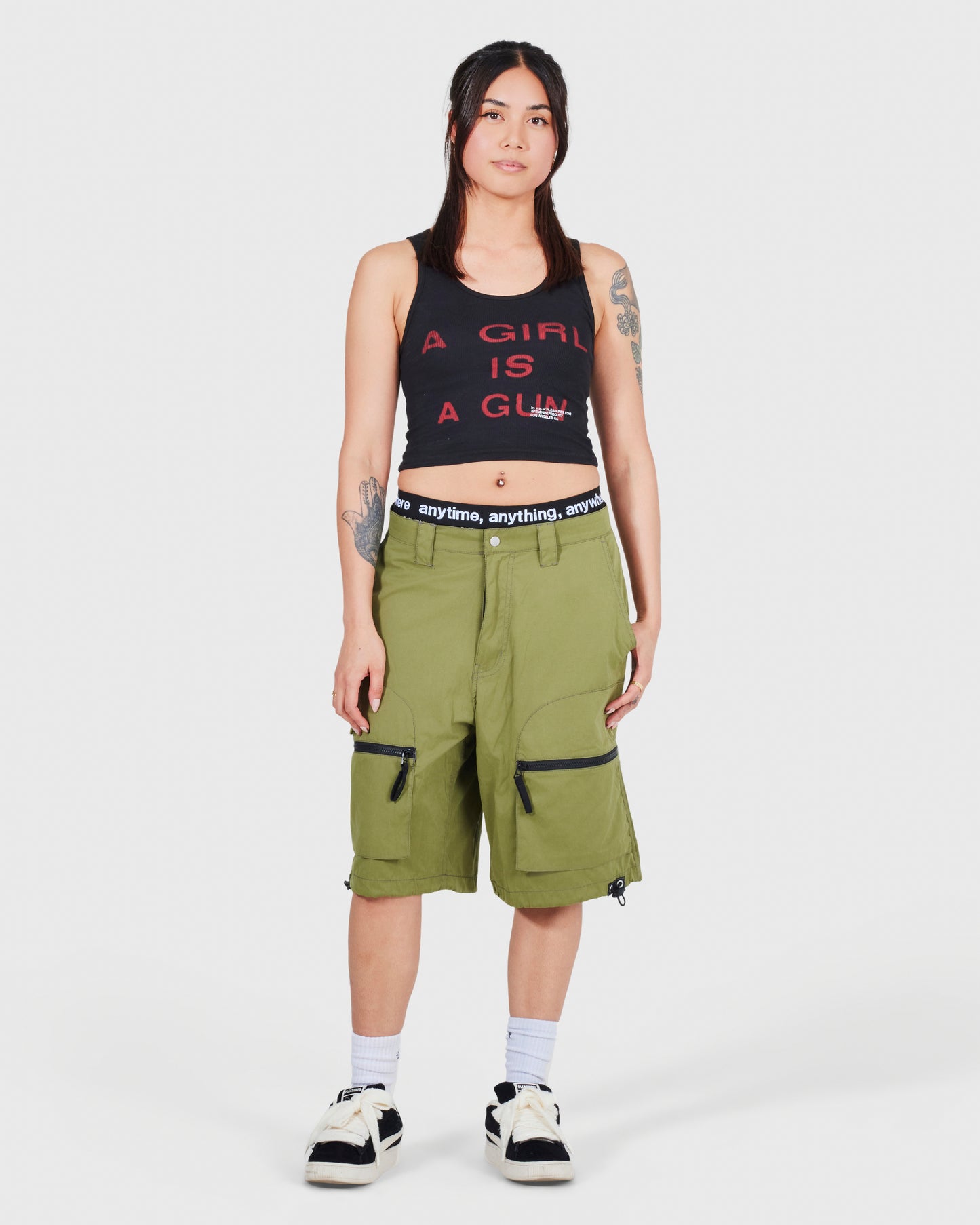 GIRL IS A GUN TANK TOP (WOMEN'S)
