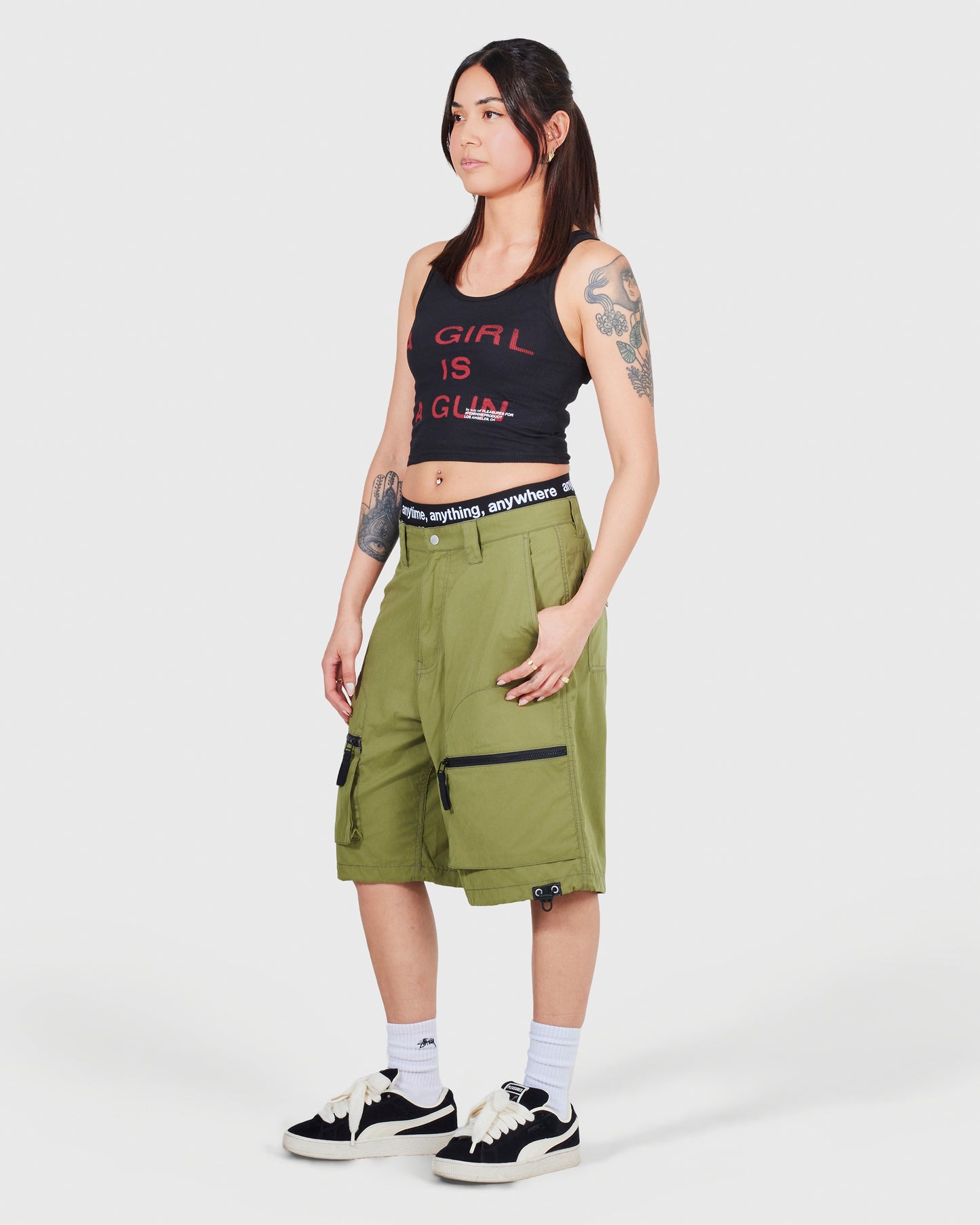 GIRL IS A GUN TANK TOP (WOMEN'S)