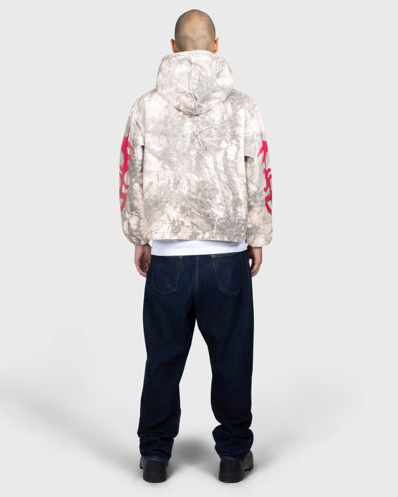 HUNT CANVAS PONCHO HOODIE
