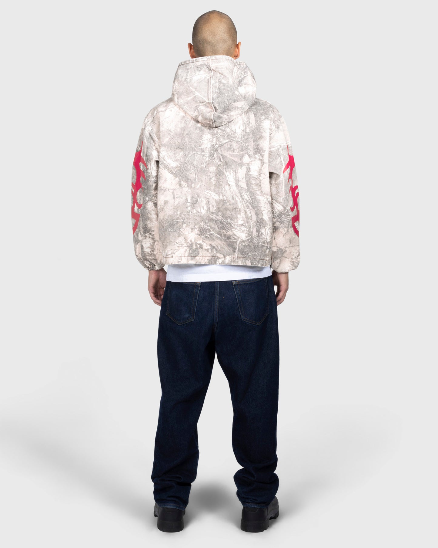 HUNT CANVAS PONCHO HOODIE