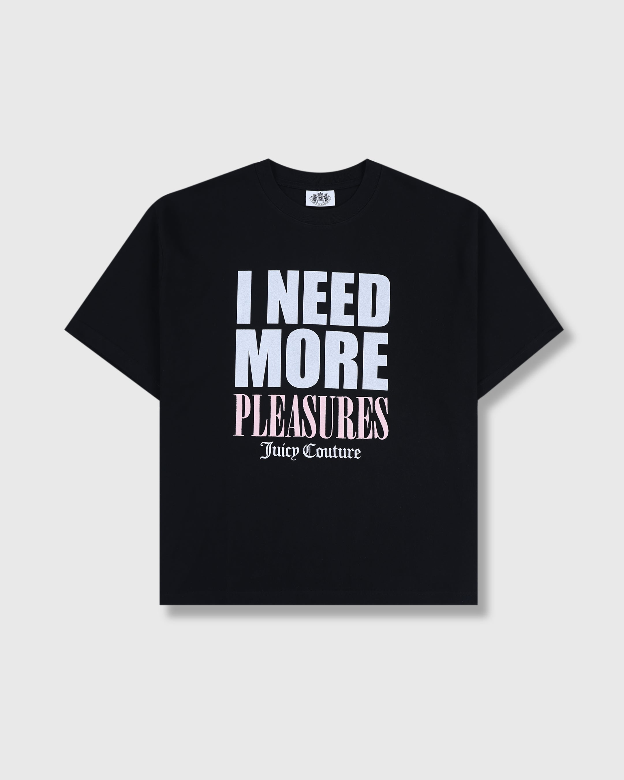 【PLEASURES】 CAST T-SHIRT Black JUICY PLEASURES HEAVYWEIGHT SHIRT