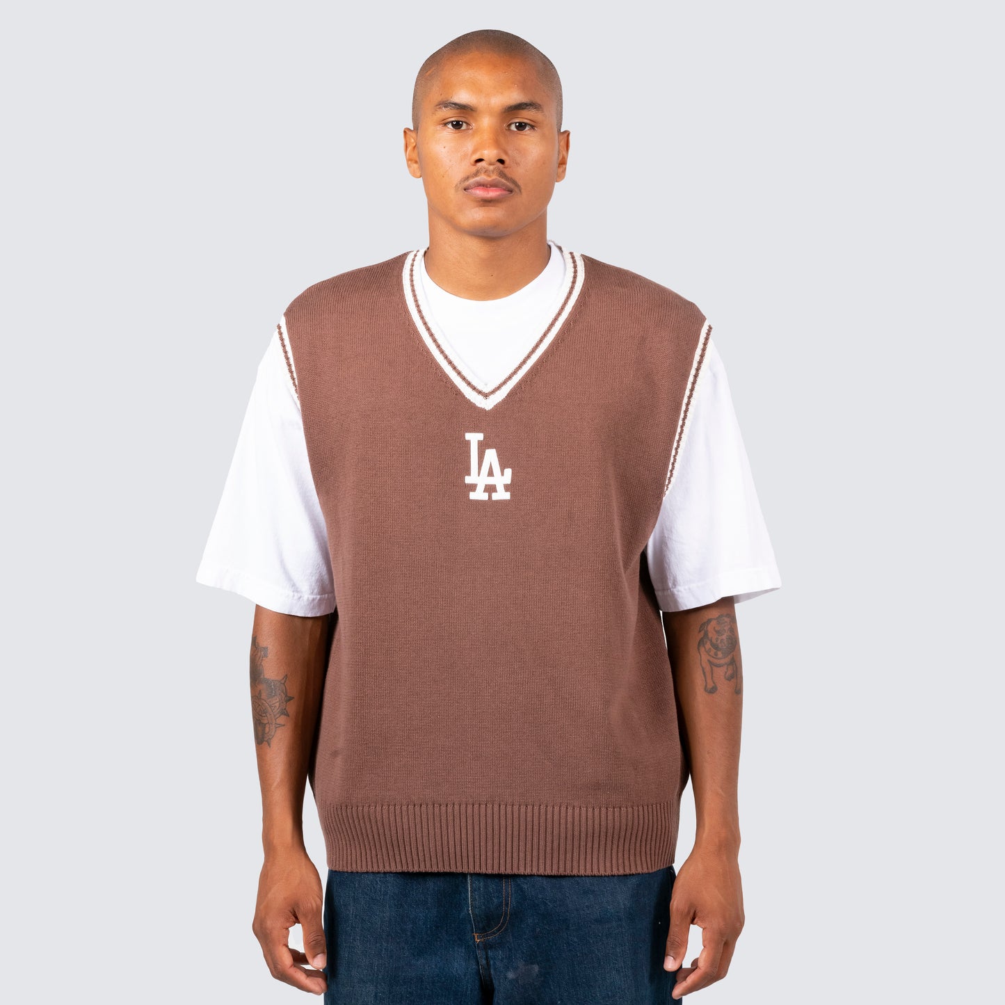 KNIT VEST - DODGERS