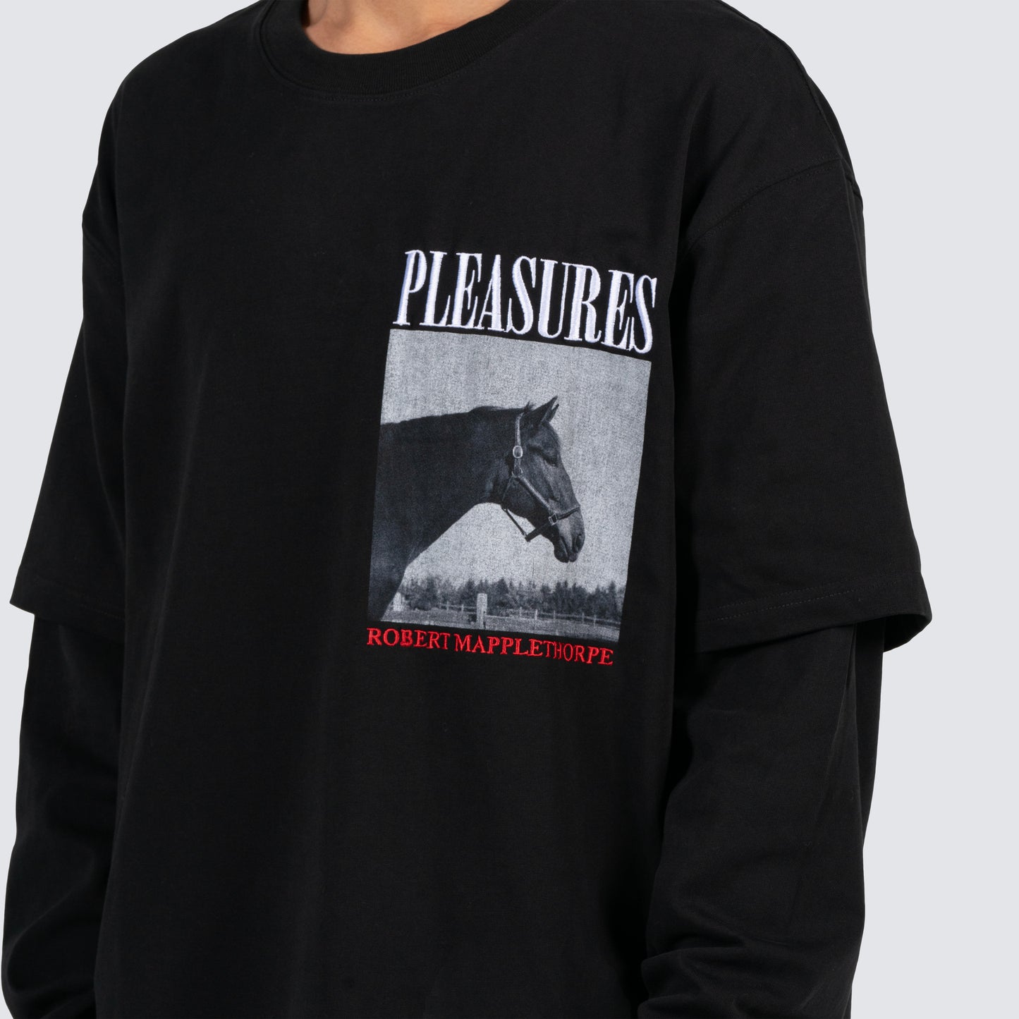 HORSES LAYERED LONG SLEEVE