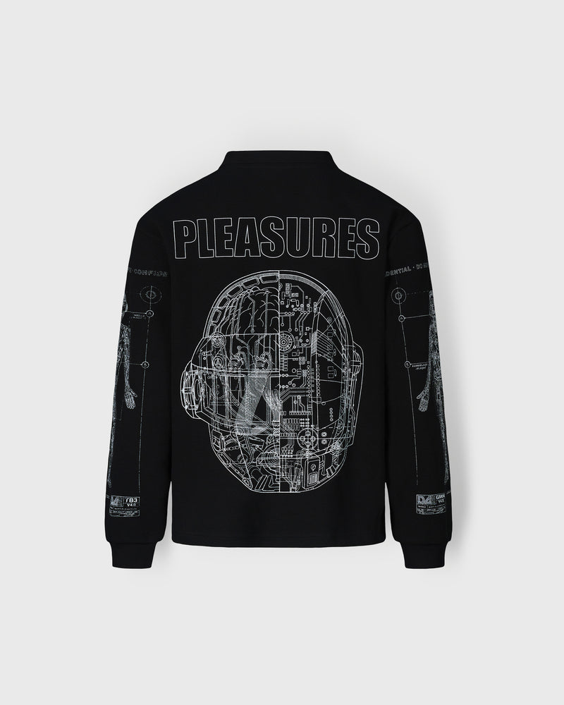 SCHEMATIC LONG SLEEVE POLO