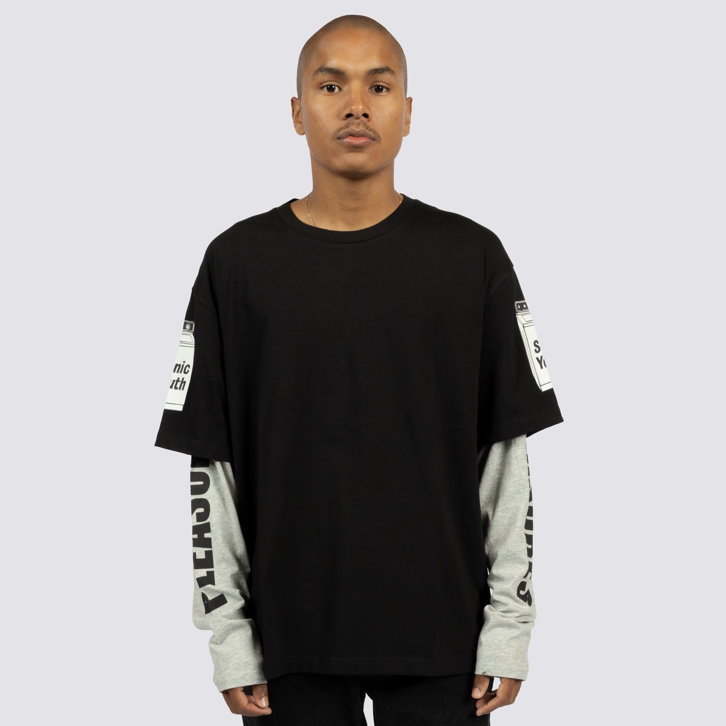 BECUZ LAYERED LONG SLEEVE