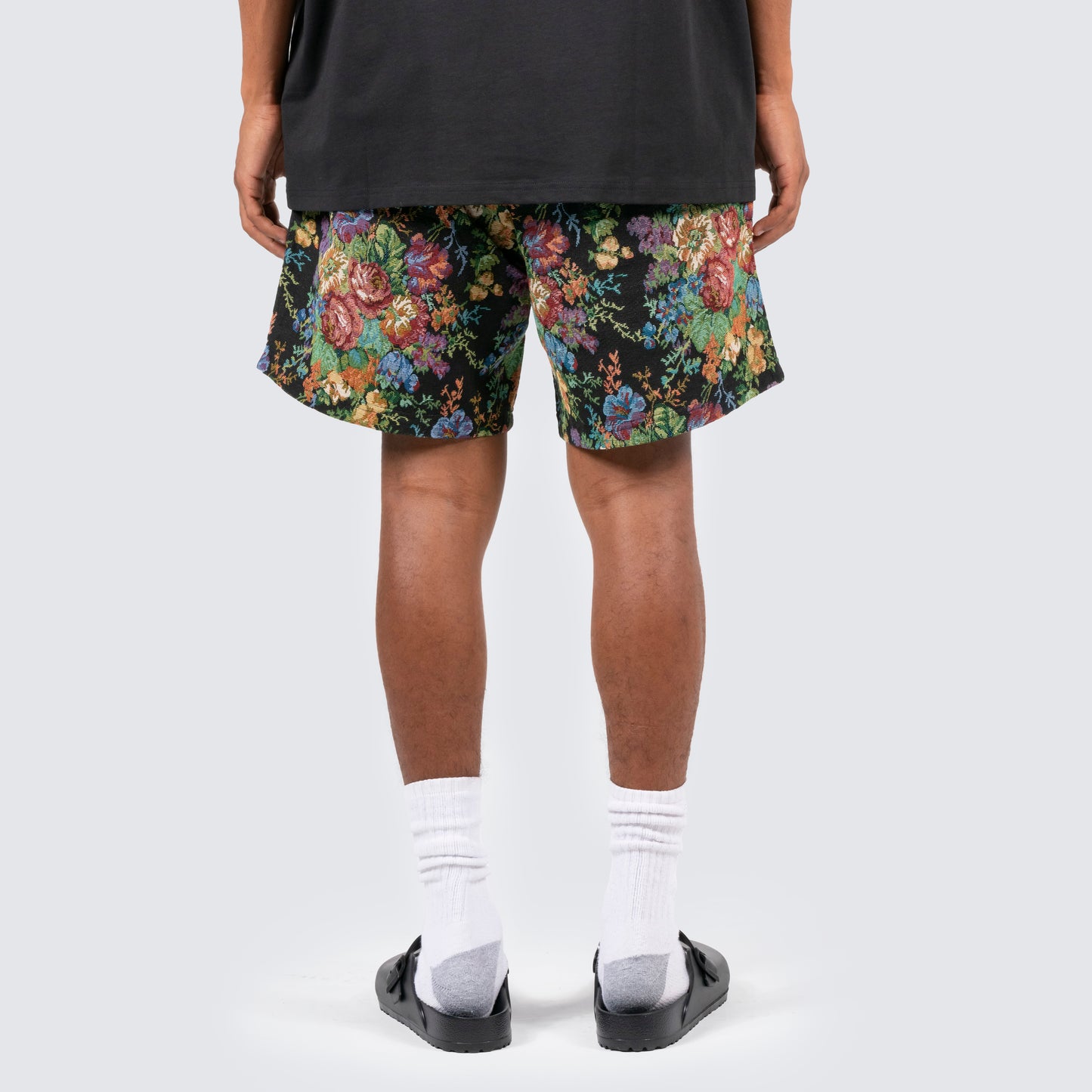 FLORAL SHORTS - RED SOX