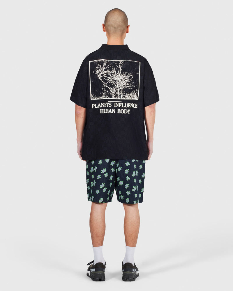 FLORAL SEERSUCKER SHORTS