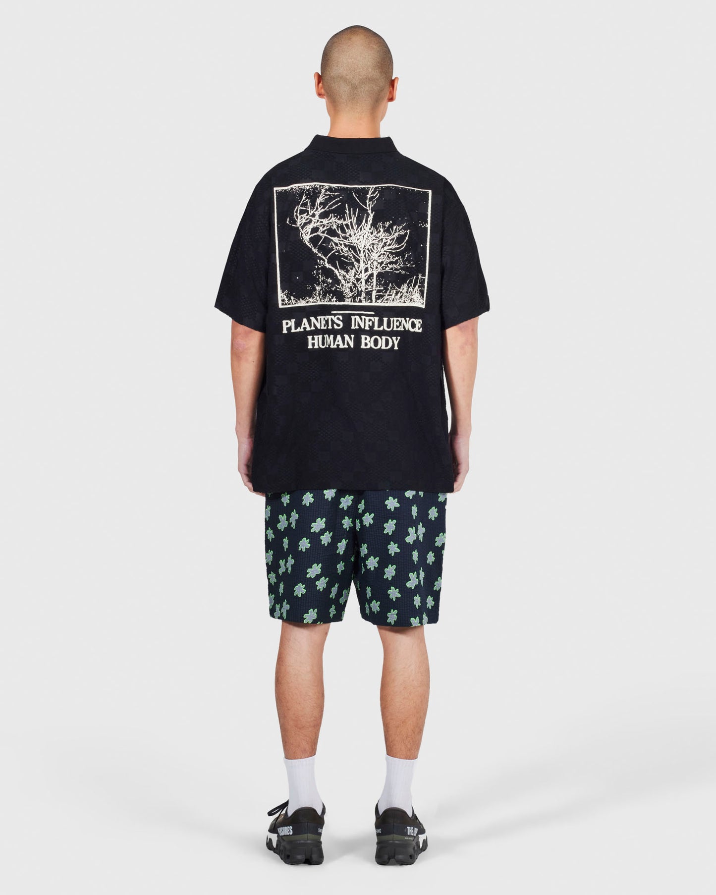 FLORAL SEERSUCKER SHORTS