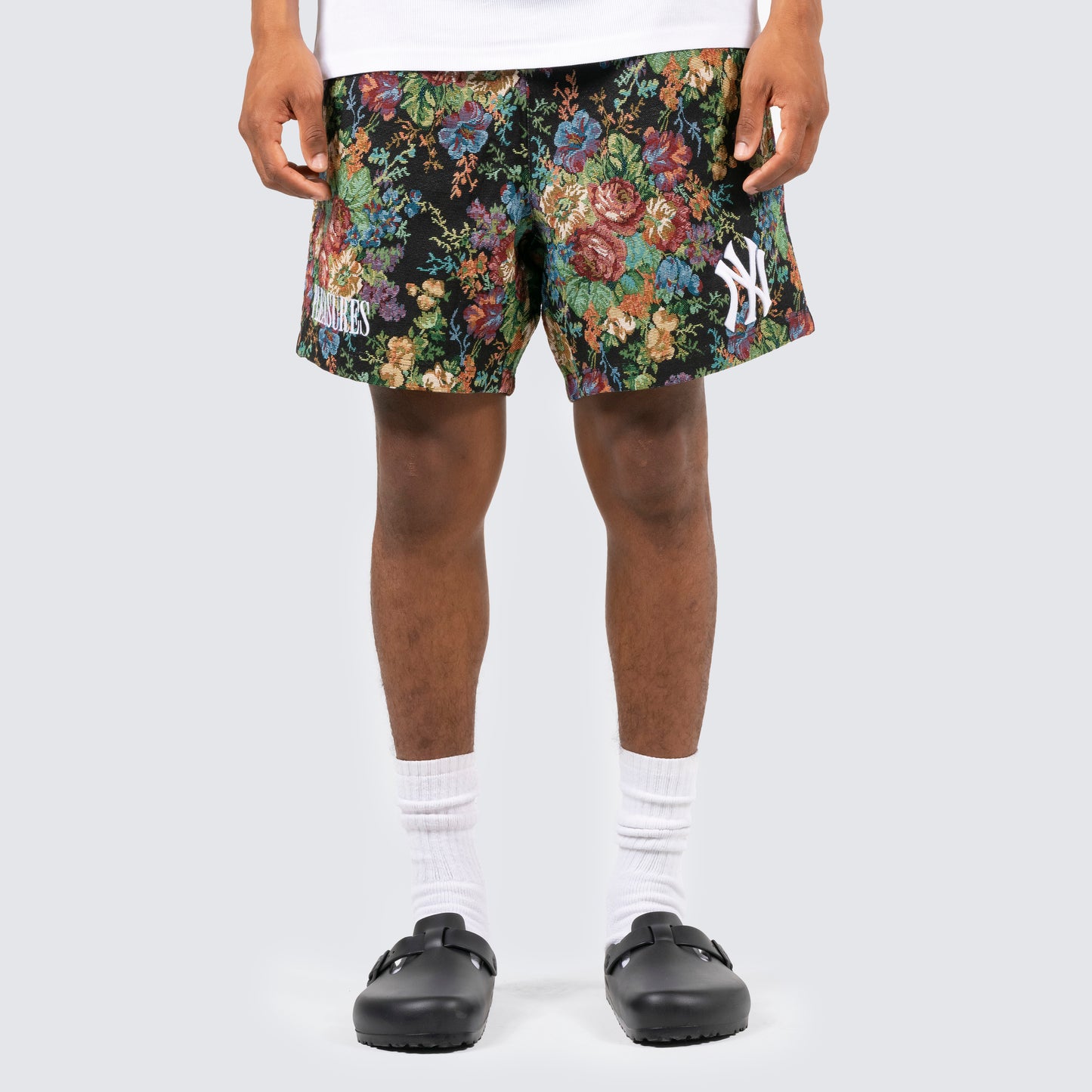 FLORAL SHORTS - YANKEES