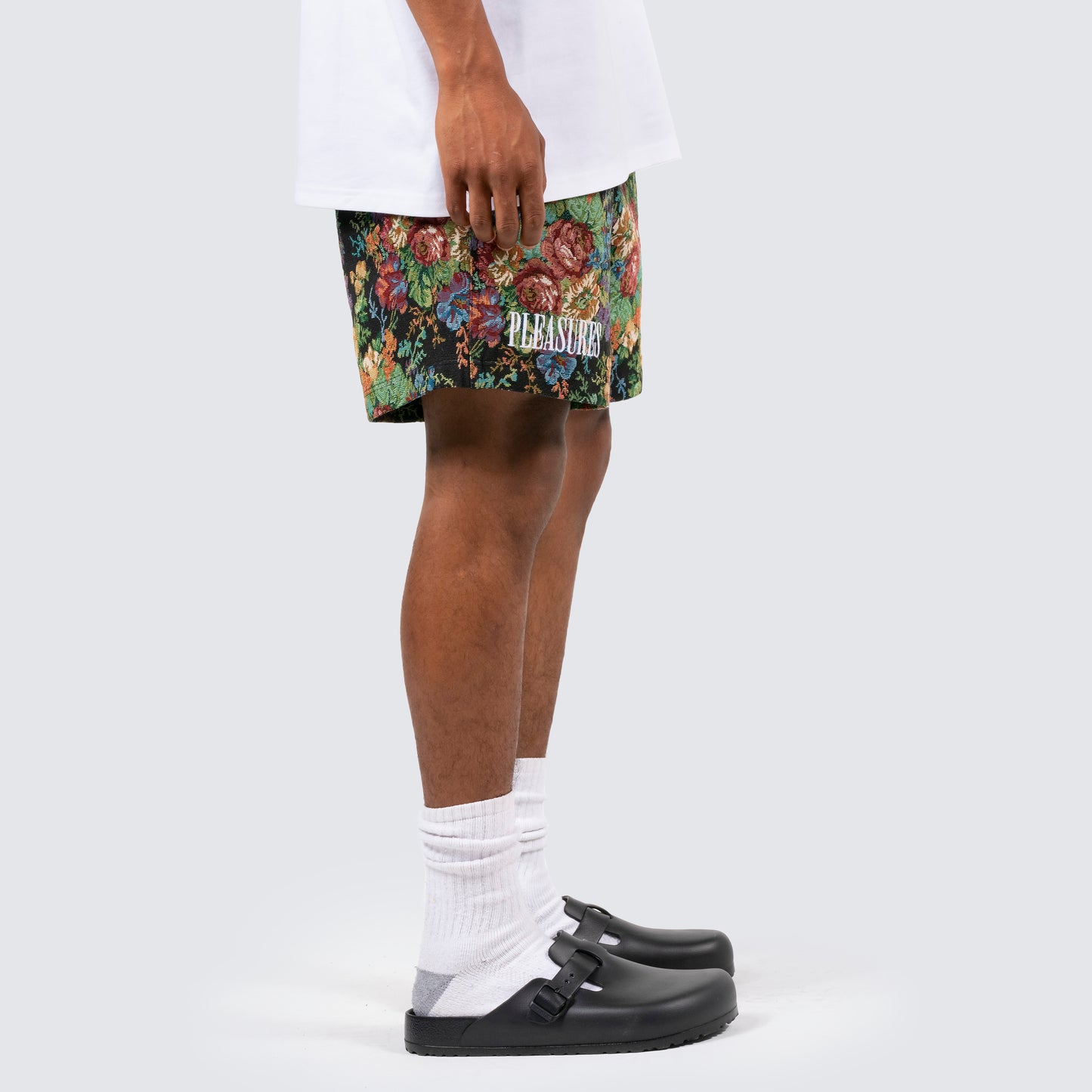 FLORAL SHORTS - YANKEES