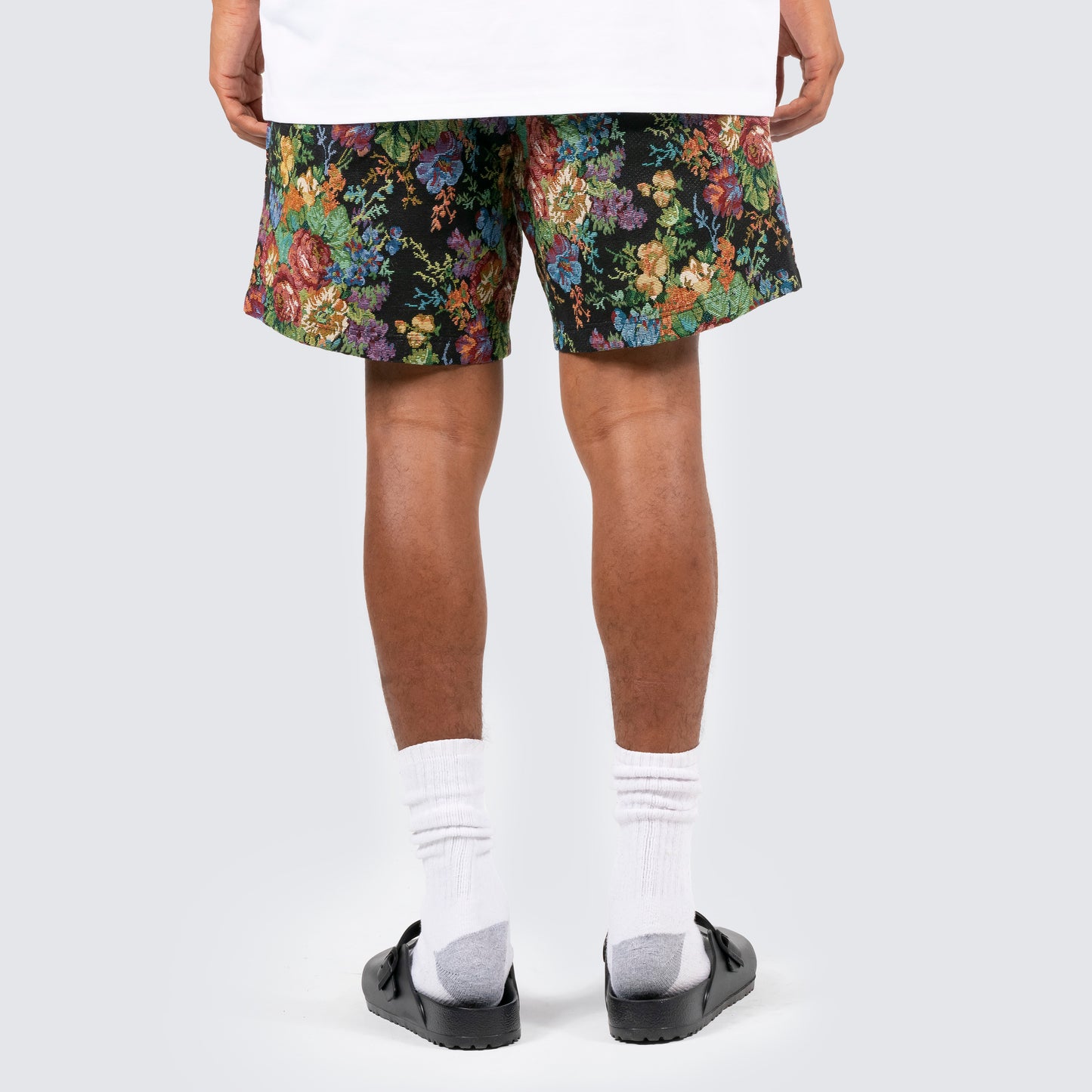 FLORAL SHORTS - YANKEES