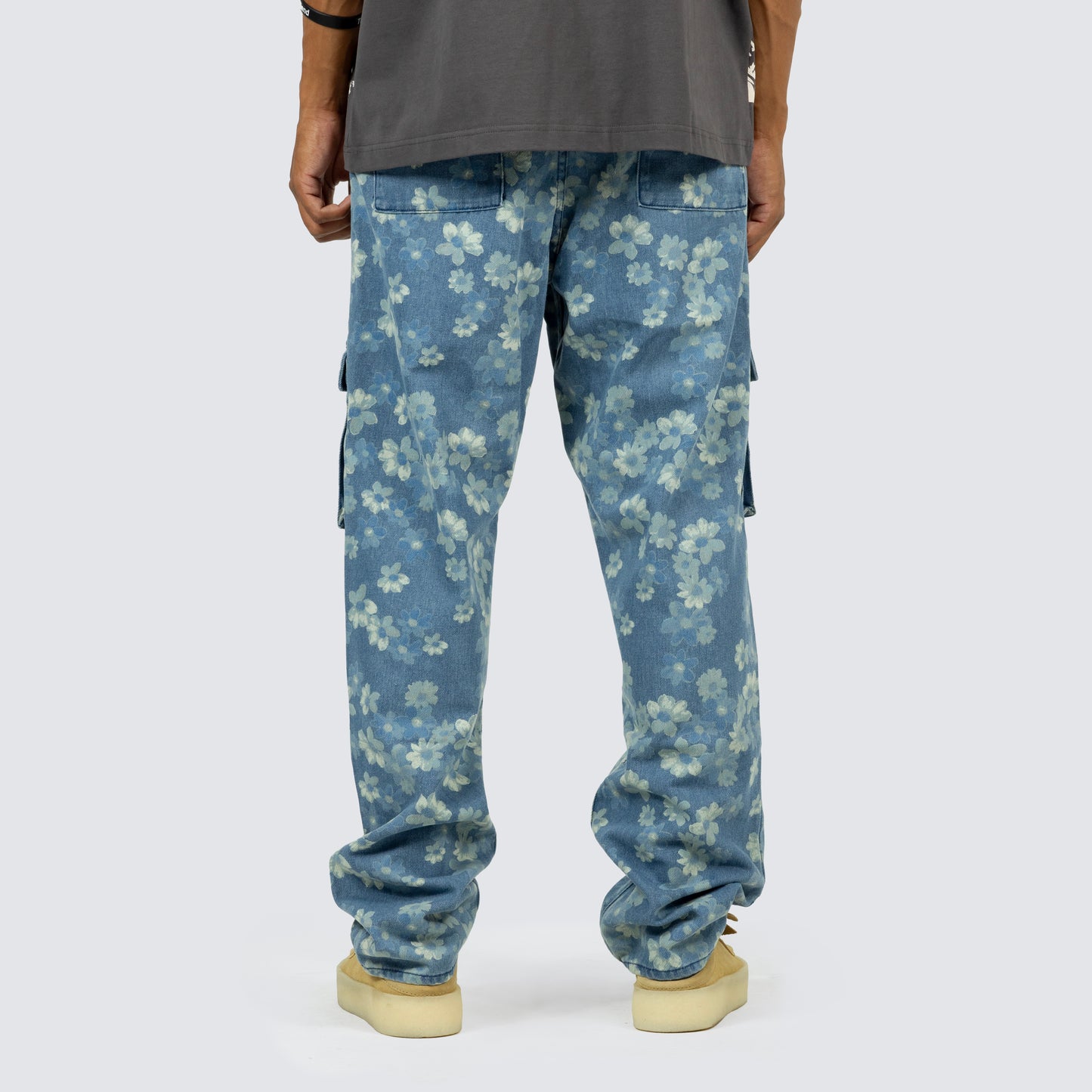 GARDEN DENIM CARGO PANTS