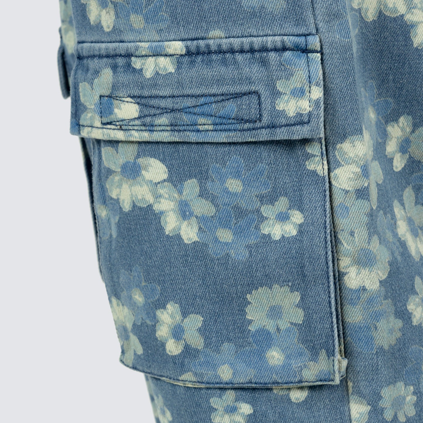 GARDEN DENIM CARGO PANTS