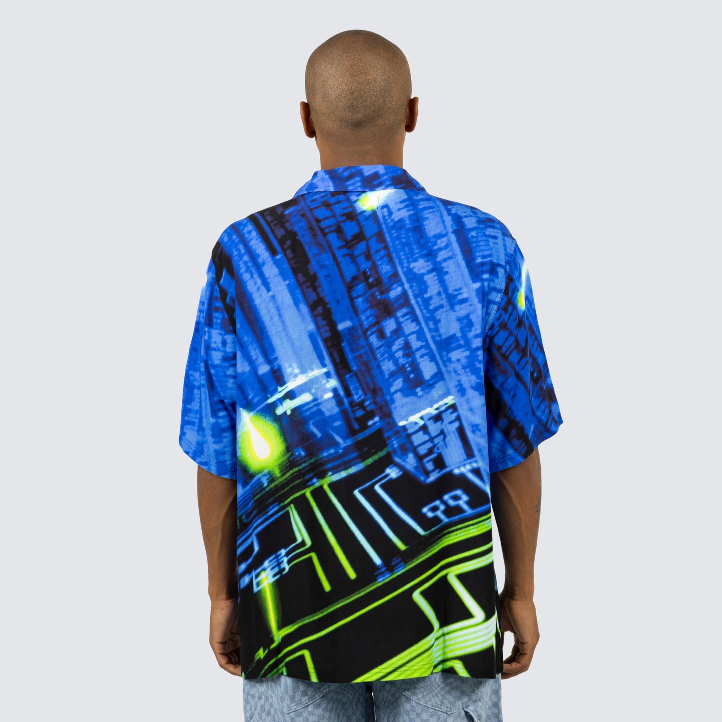 VIRUS RAYON BUTTON DOWN