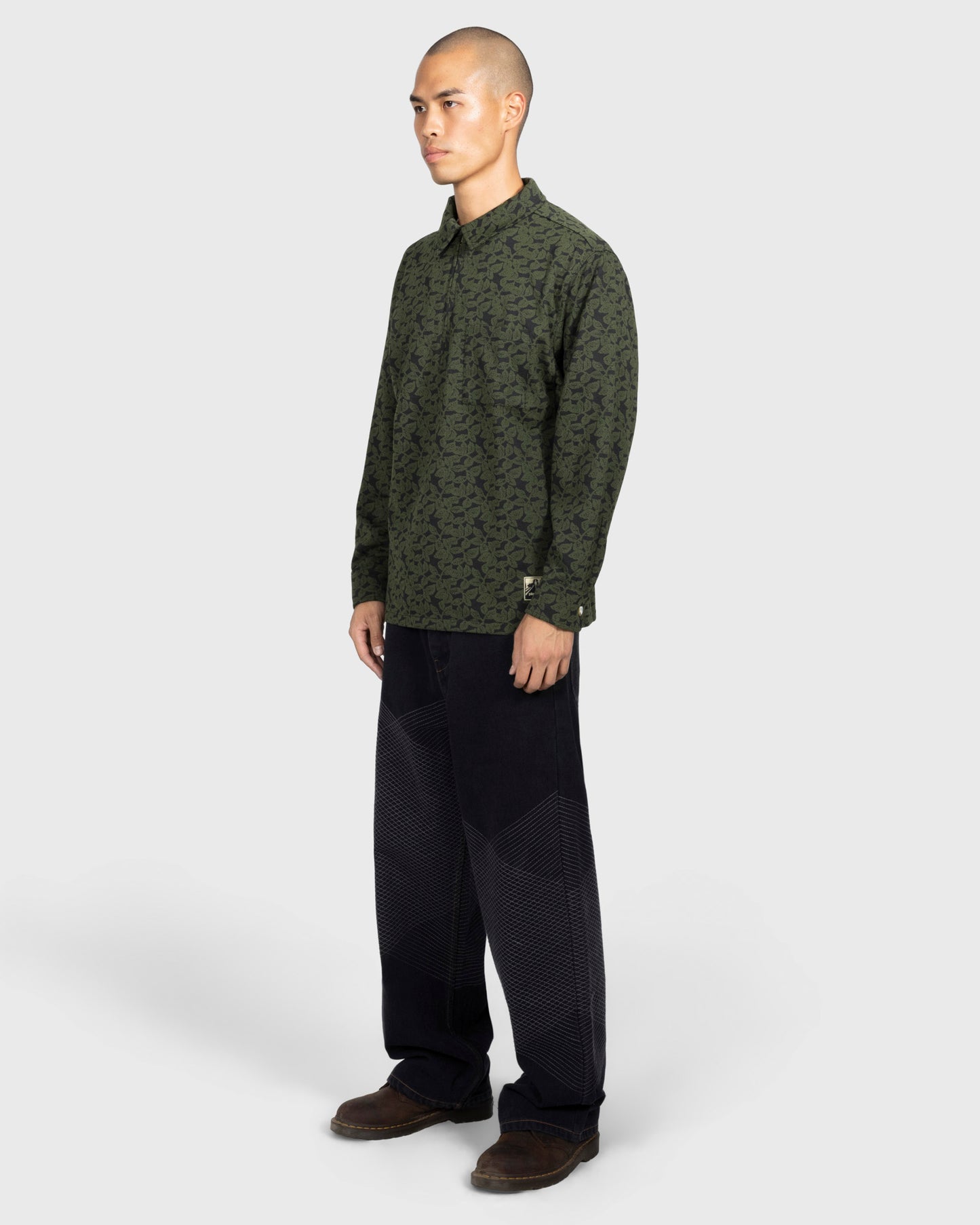 LEAF HALF ZIP SHIRT