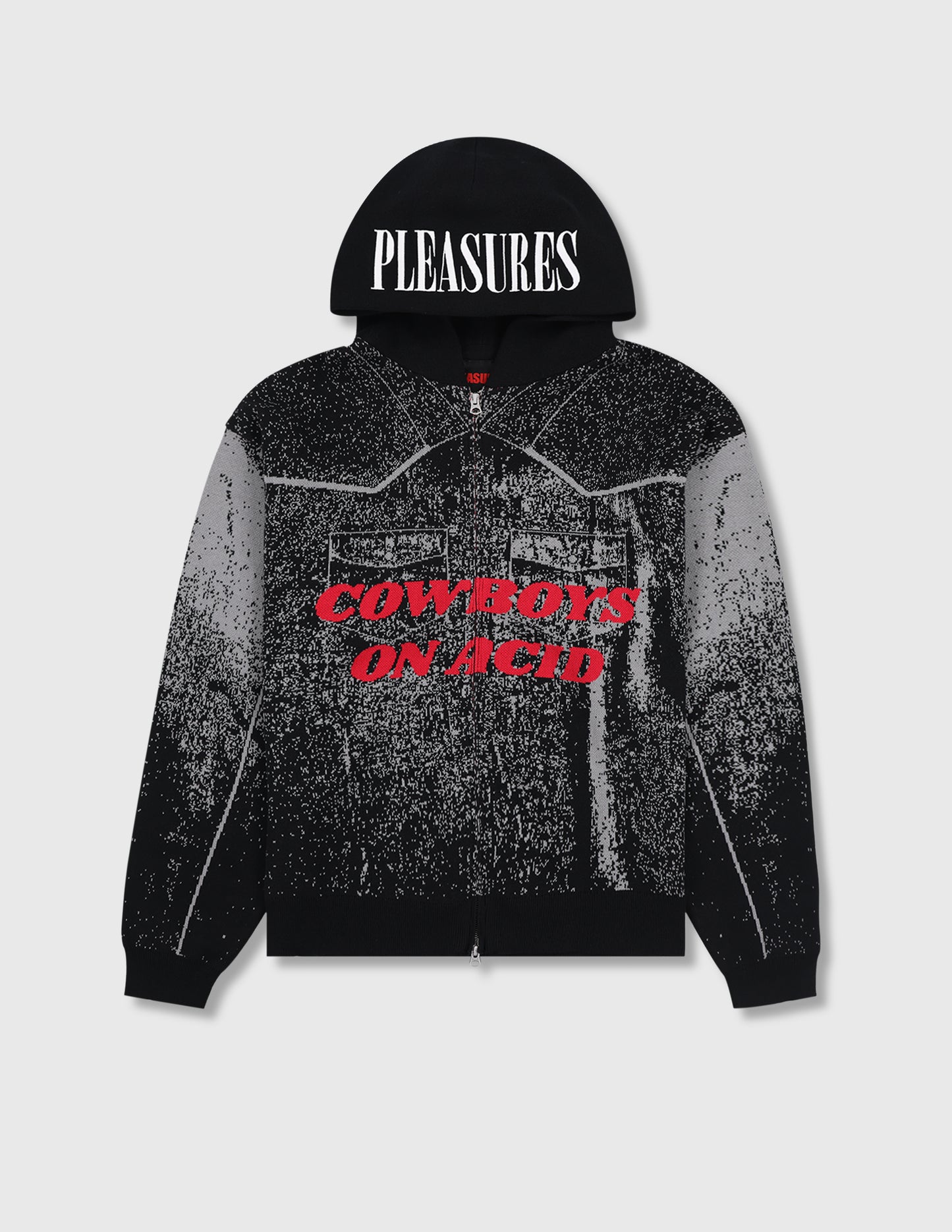 ACID COWBOY KNITTED HOODIE
