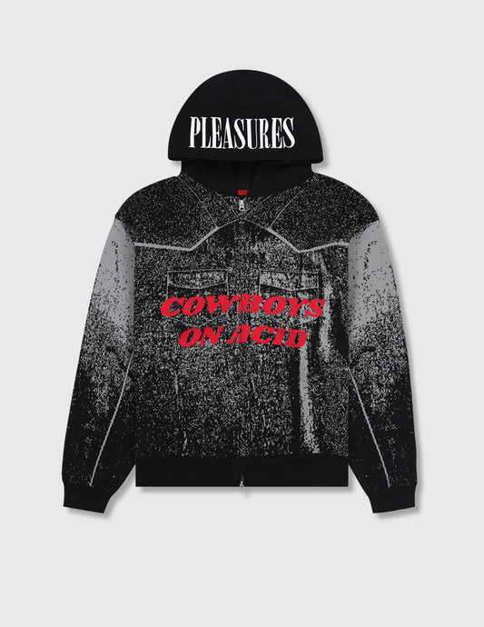 ACID COWBOY KNITTED HOODIE