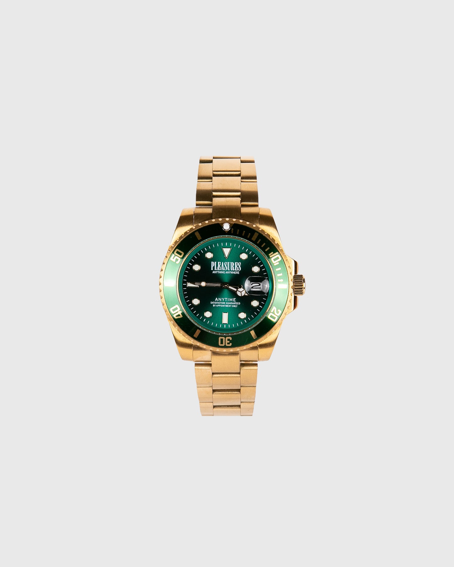 ANYTIME WATCH GOLD / GREEN