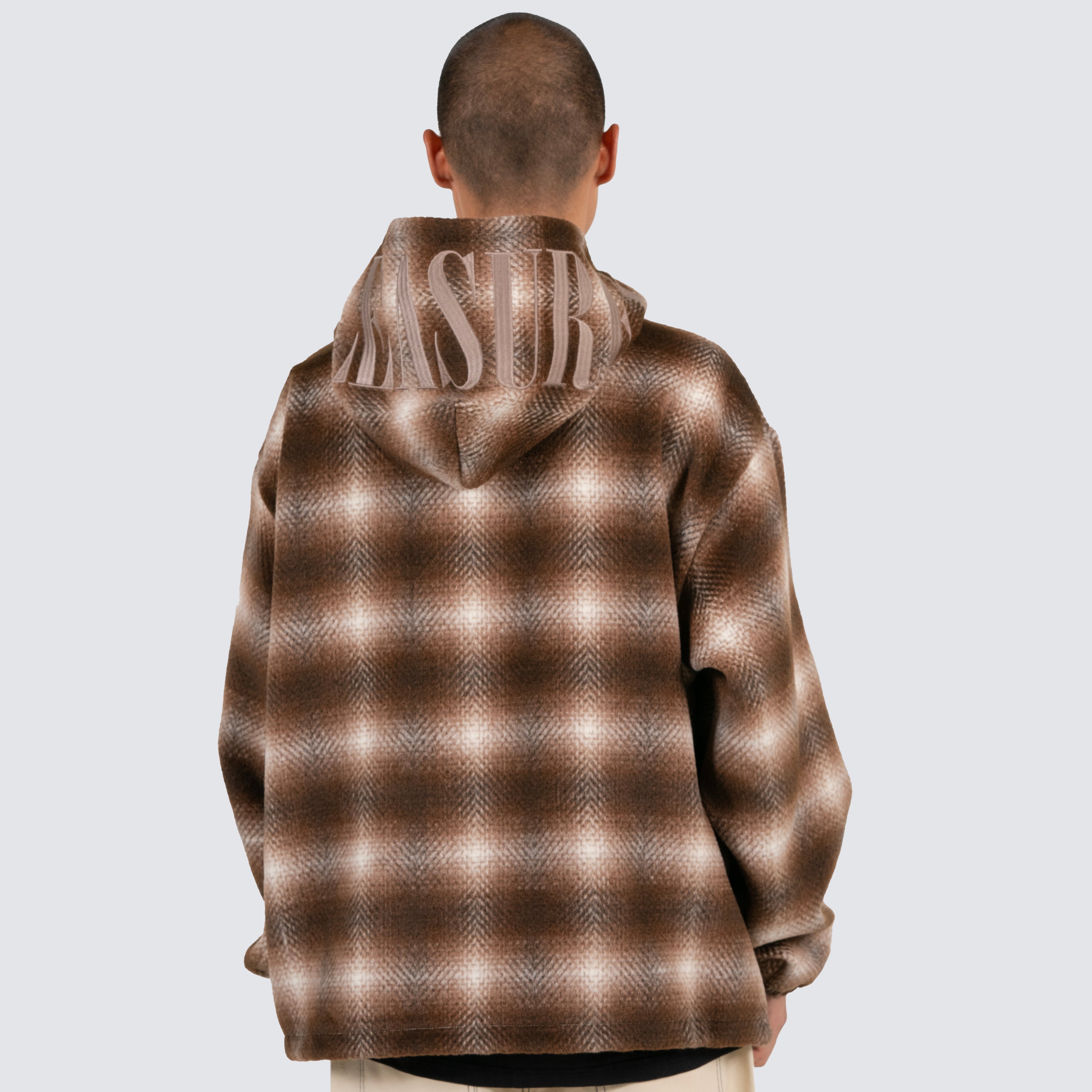 Plaid best sale and hoodie