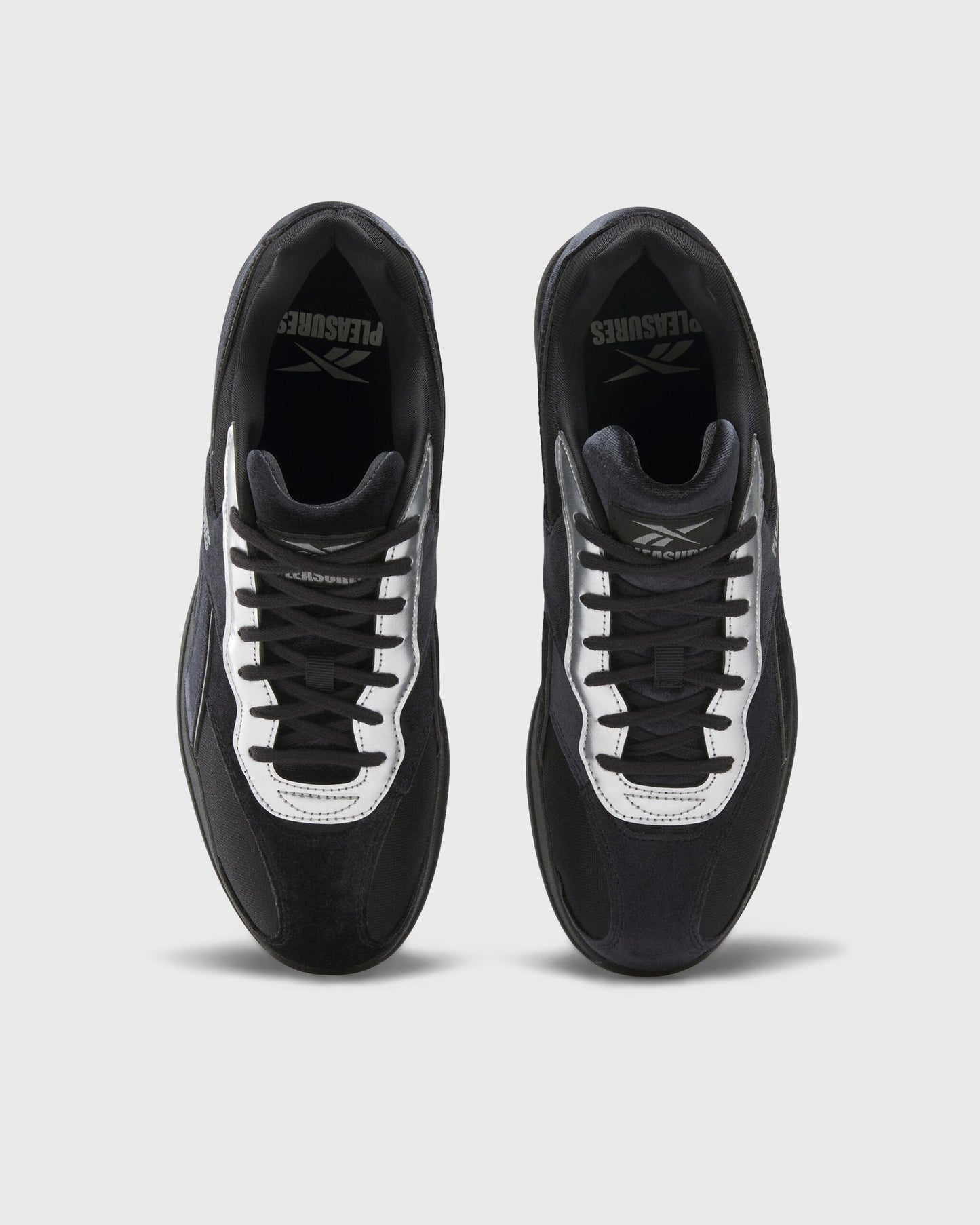 PLEASURES X REEBOK HAMMER STREET (TENNIS) - BLACK/SILVER