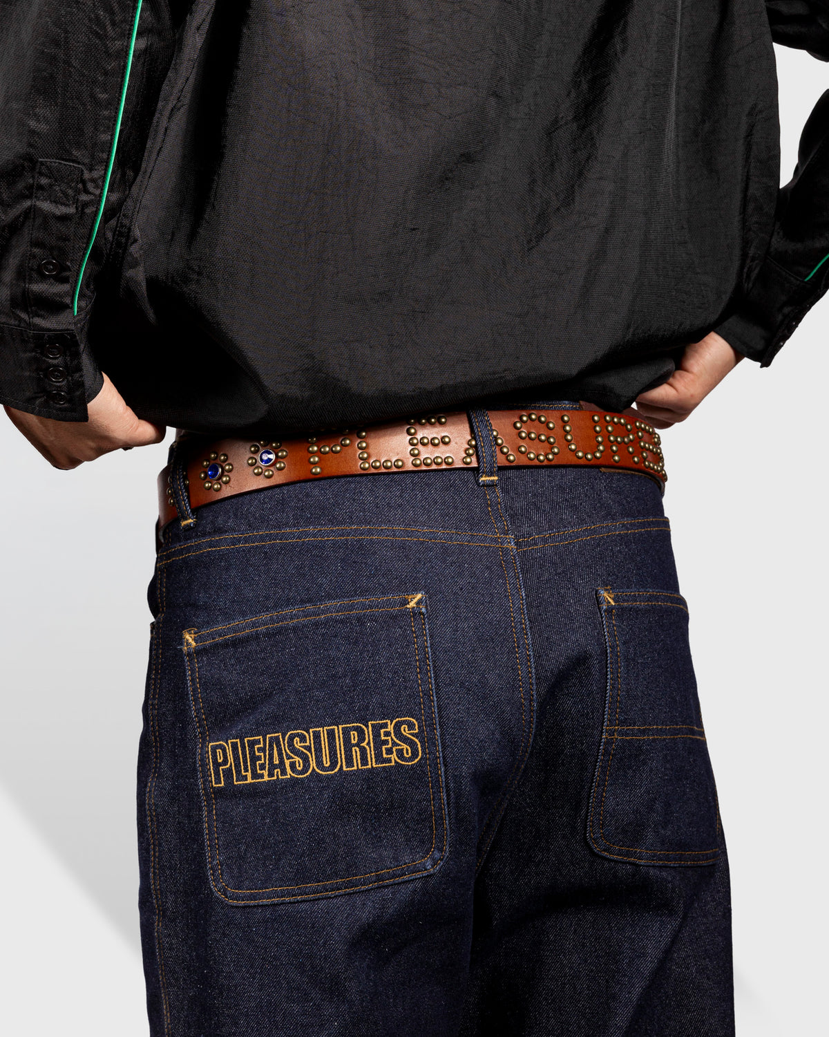 PLEASURES STUDDED BELT