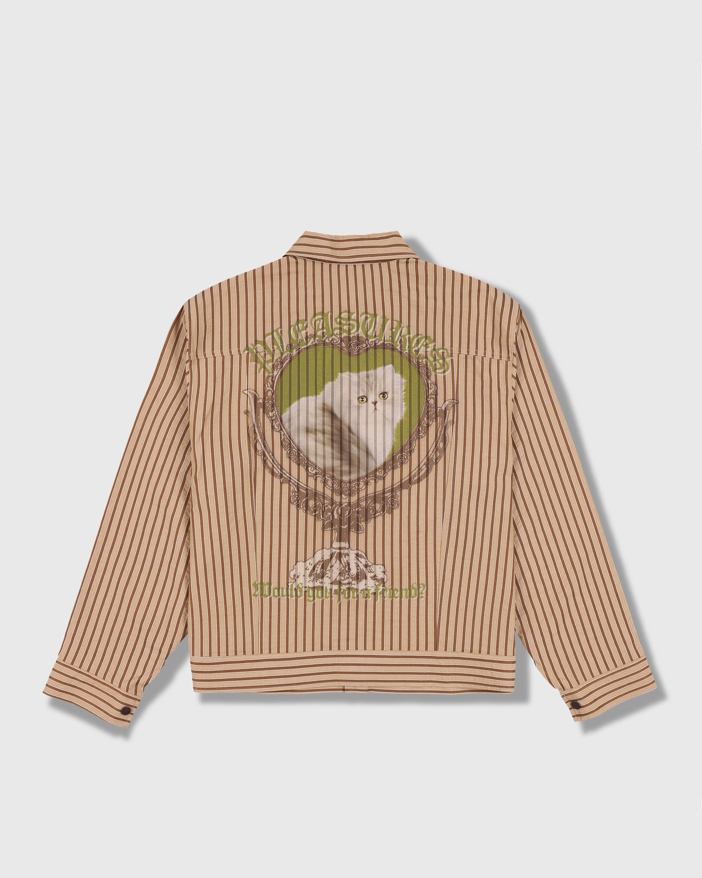 CAT MIRROR TRUCKER JACKET