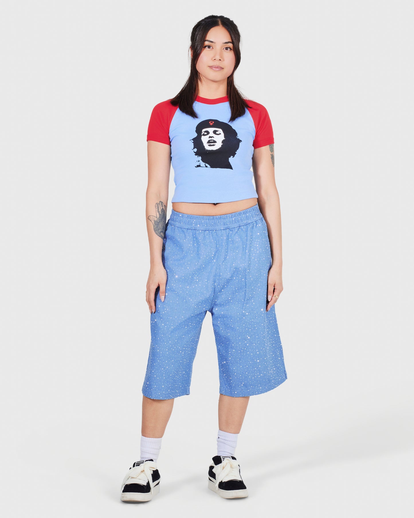 SHE RAGLAN BABY TEE (WOMEN'S)