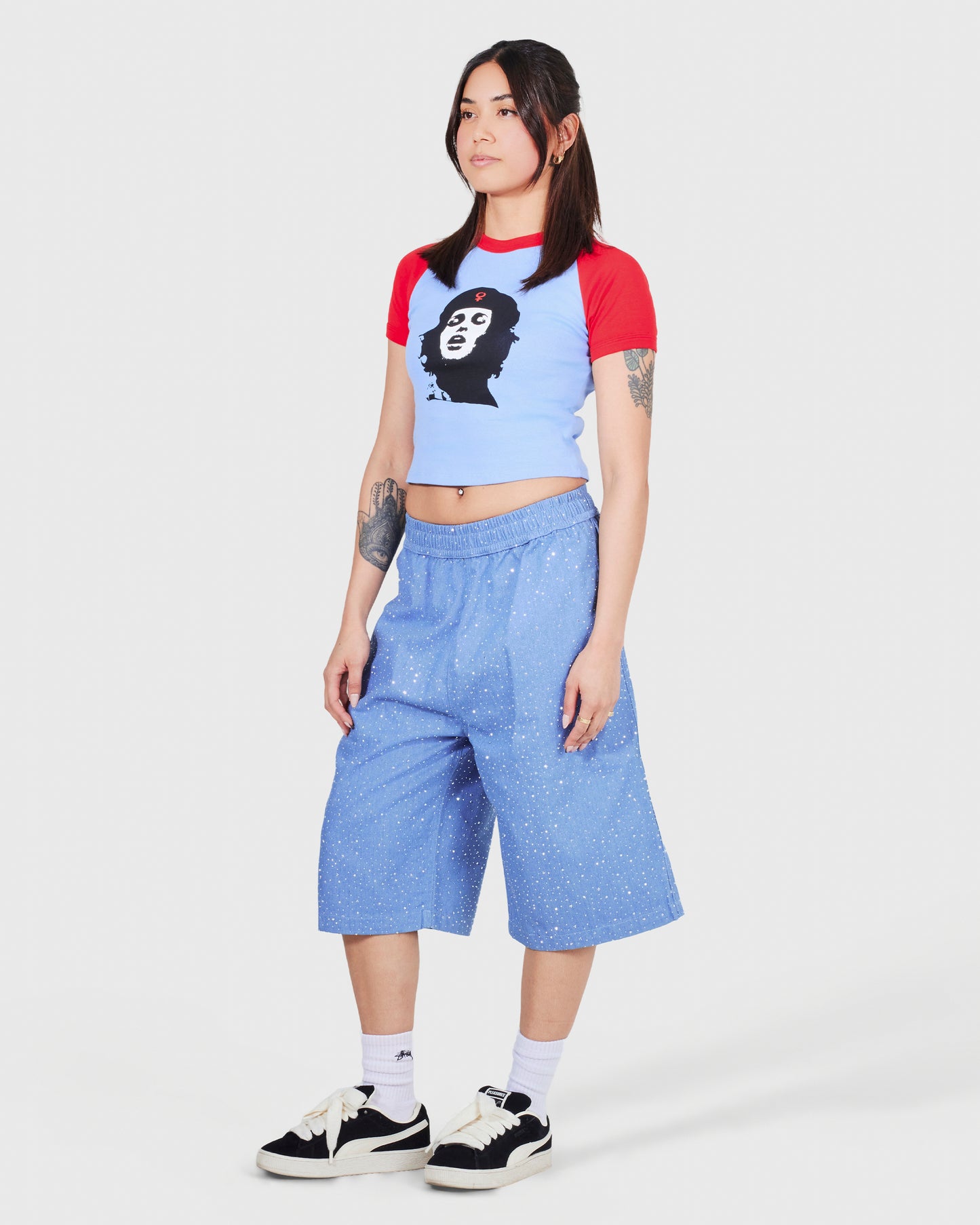 SHE RAGLAN BABY TEE (WOMEN'S)