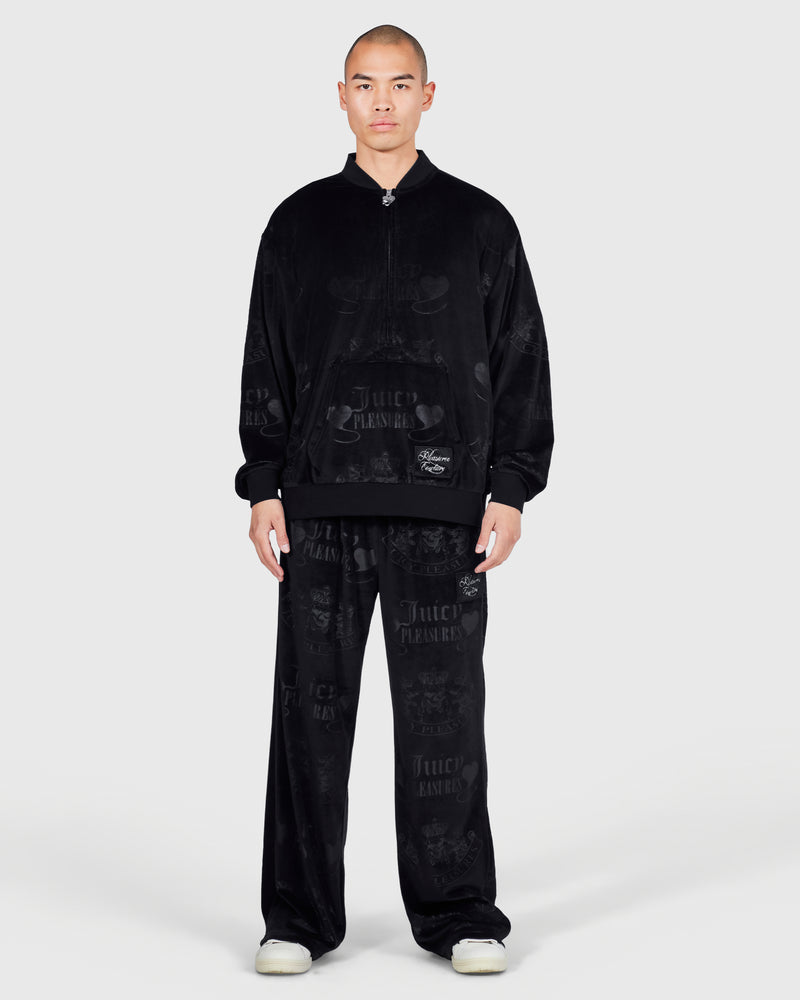 CREST VELOUR QUARTER ZIP