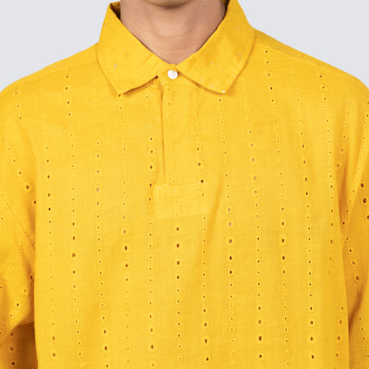 CLARITY WOVEN POLO