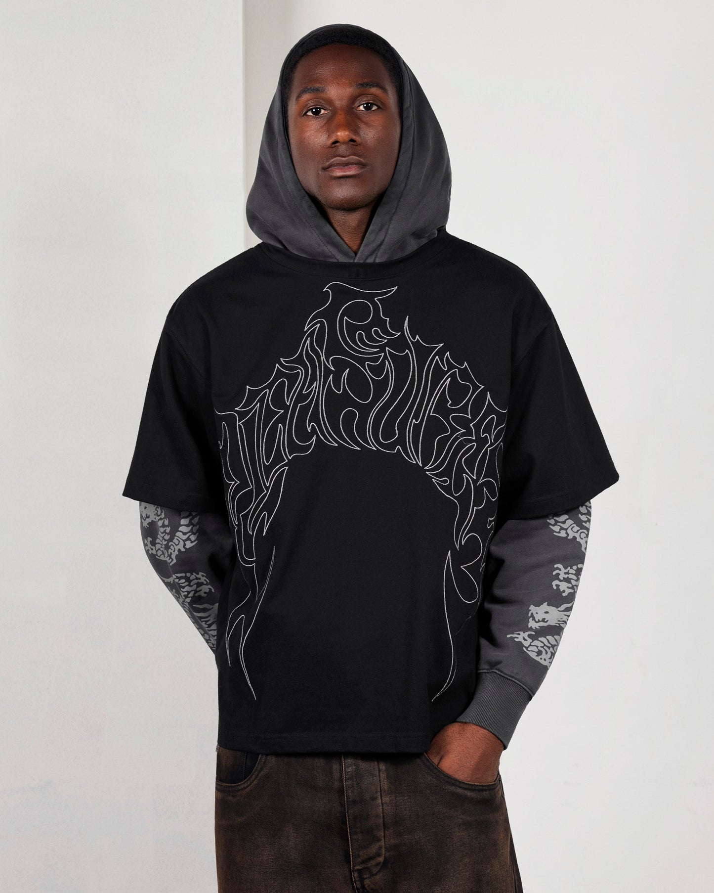 DRAGON LAYERED HOODIE