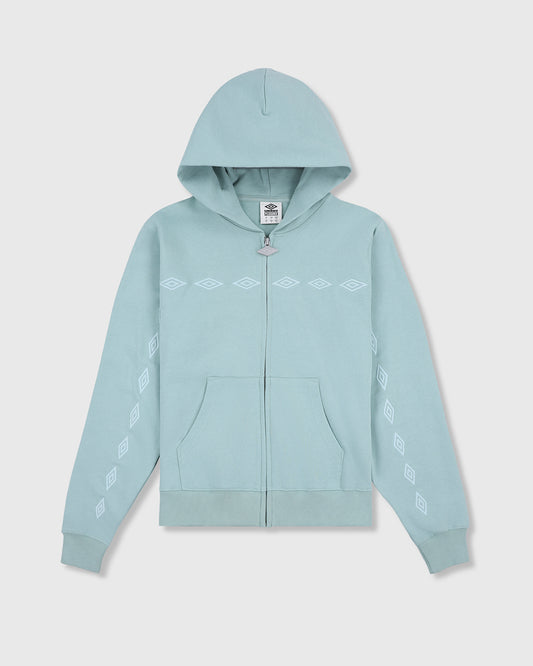 DIAMONDS ZIP FITTED HOODIE