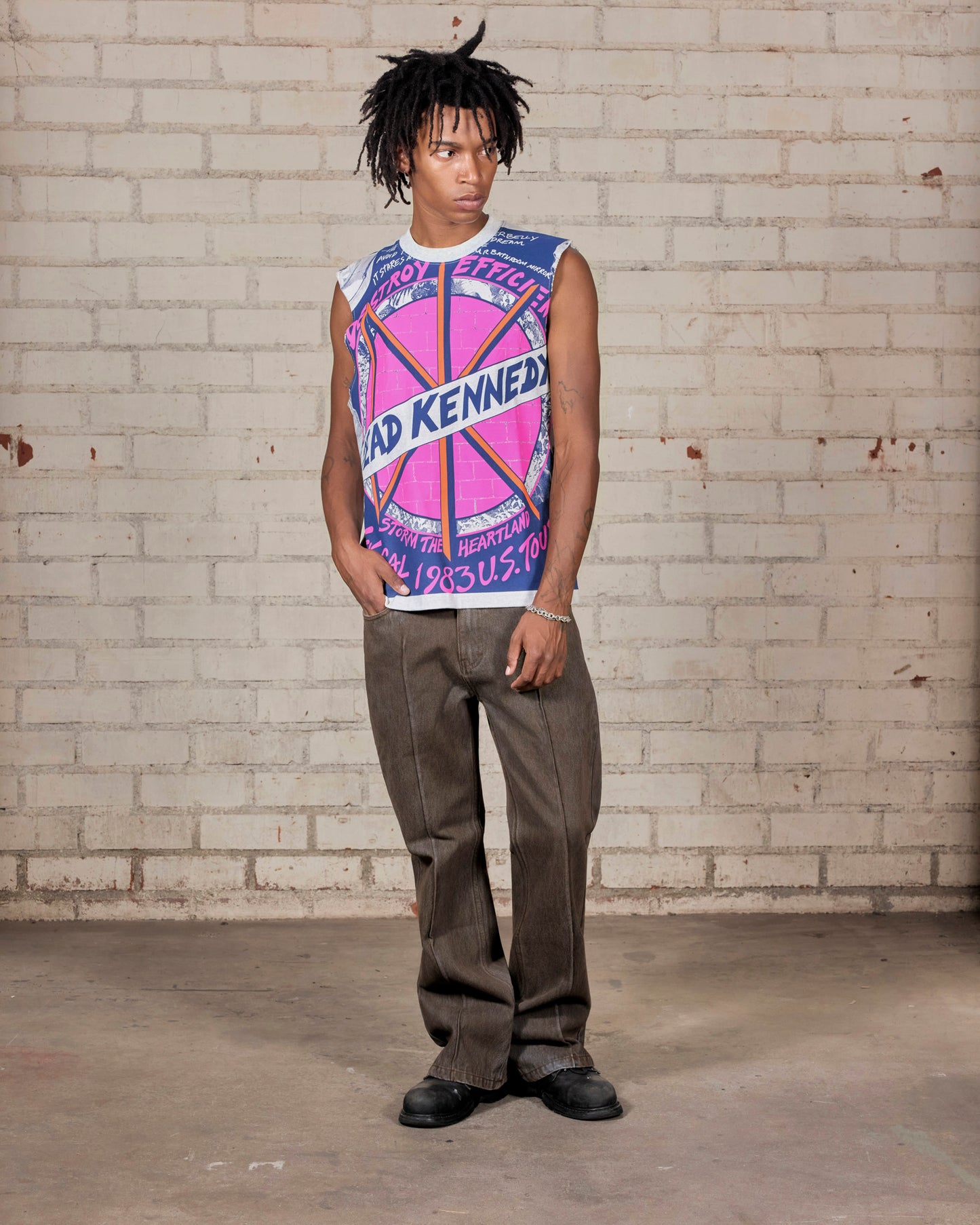 DESTROY CUT OFF SHIRT
