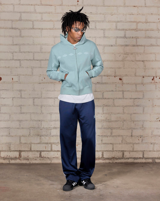 DIAMONDS ZIP FITTED HOODIE
